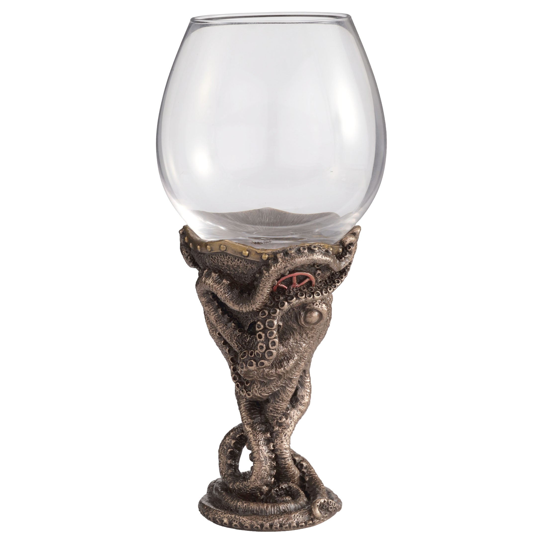 Steampunk Octopus Tentacle Wine Glass