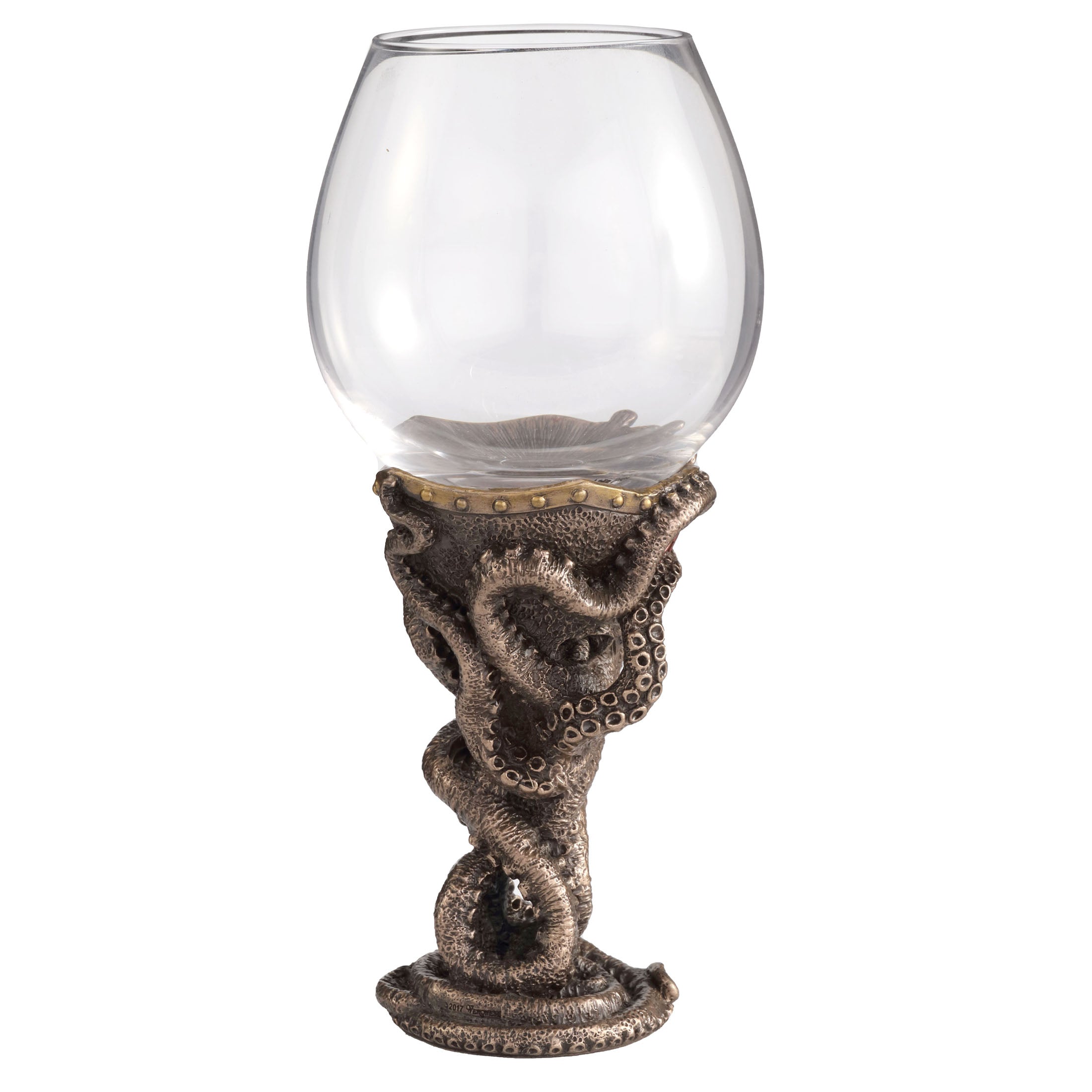Steampunk Octopus Tentacle Wine Glass