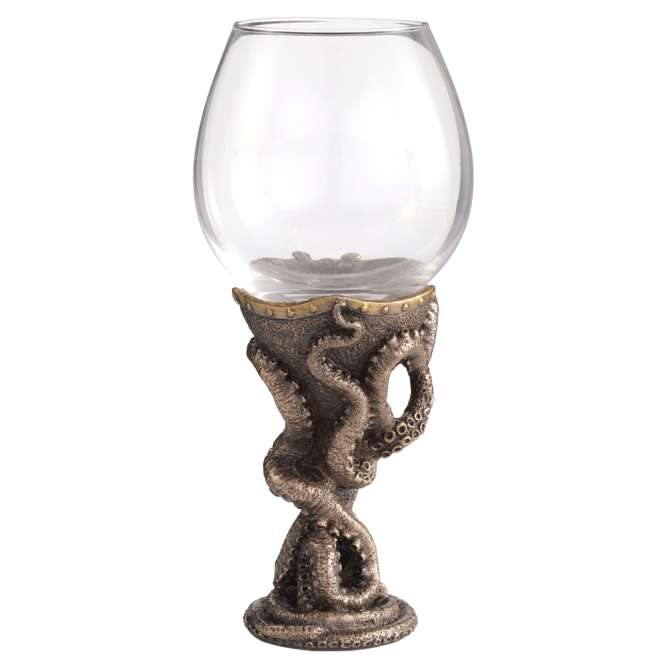 Steampunk Octopus Tentacle Wine Glass