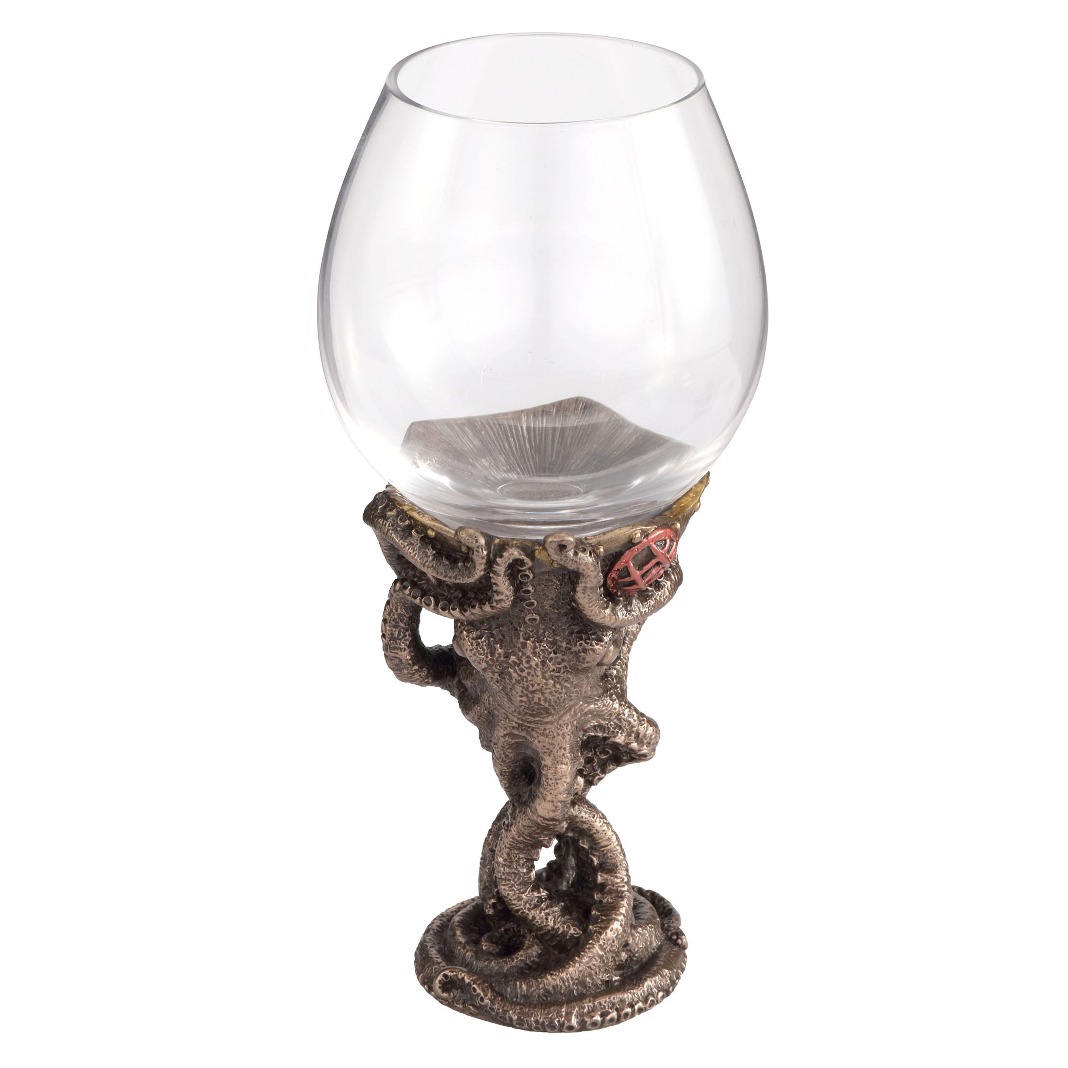 Steampunk Octopus Tentacle Wine Glass