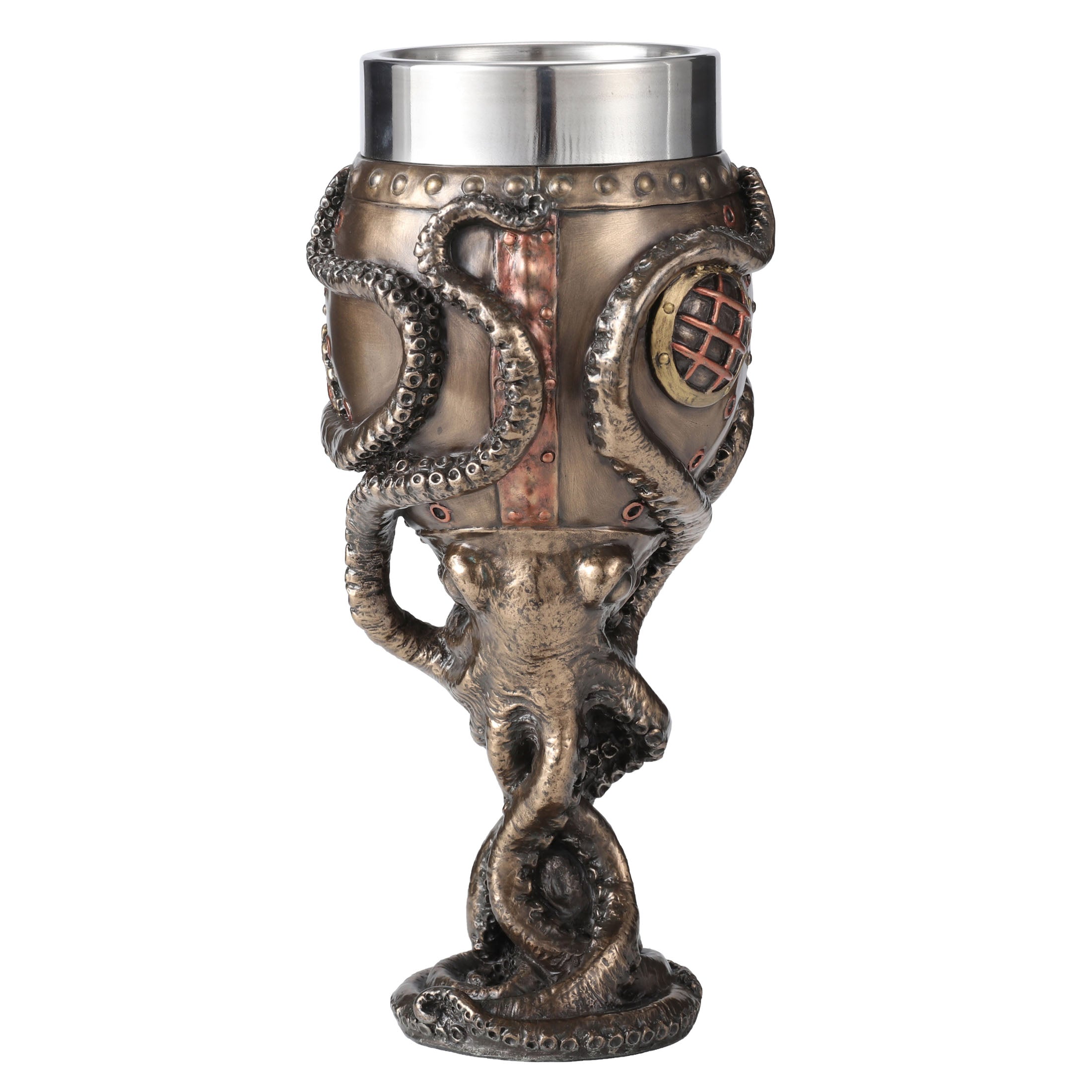 Steampunk Octopus Bell Chalice
