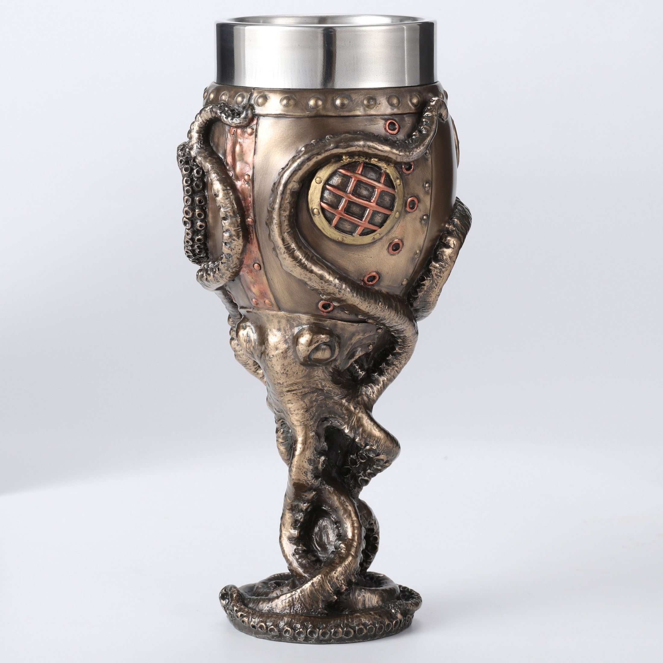 Steampunk Octopus Bell Chalice