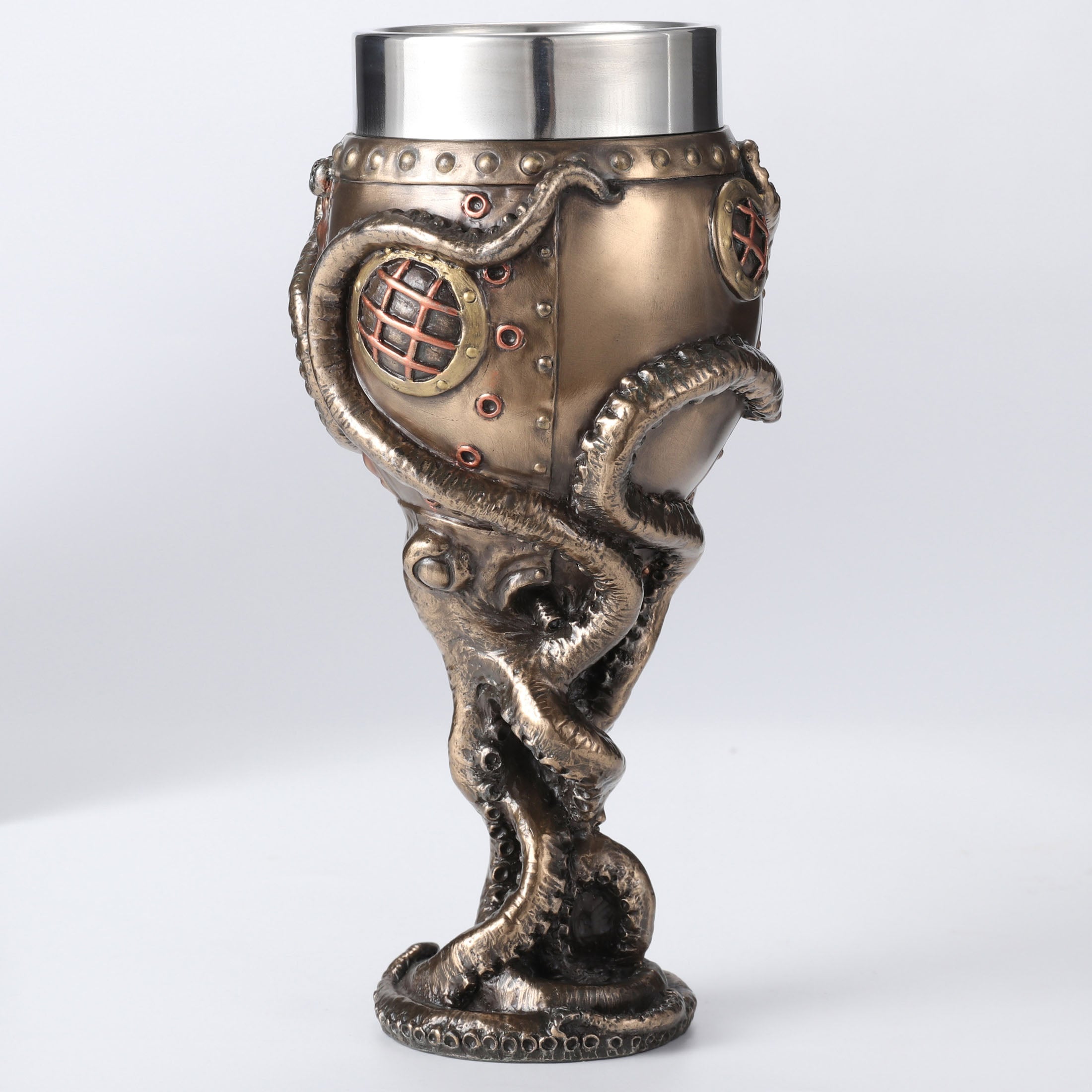 Steampunk Octopus Bell Chalice