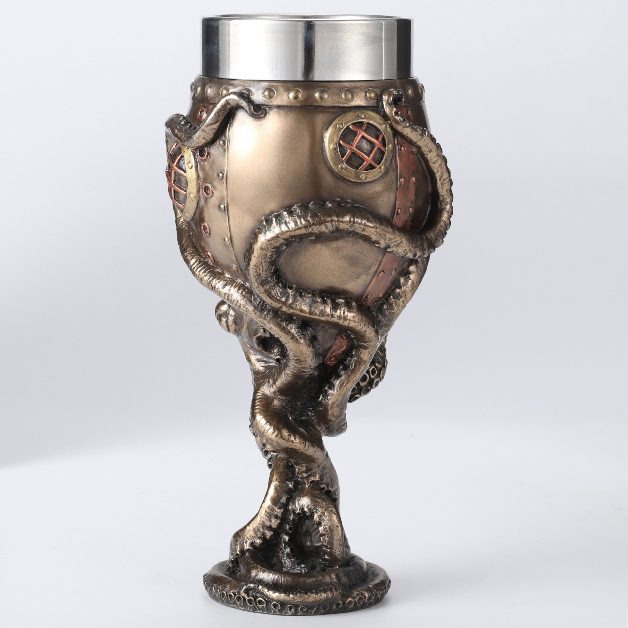 Steampunk Octopus Bell Chalice