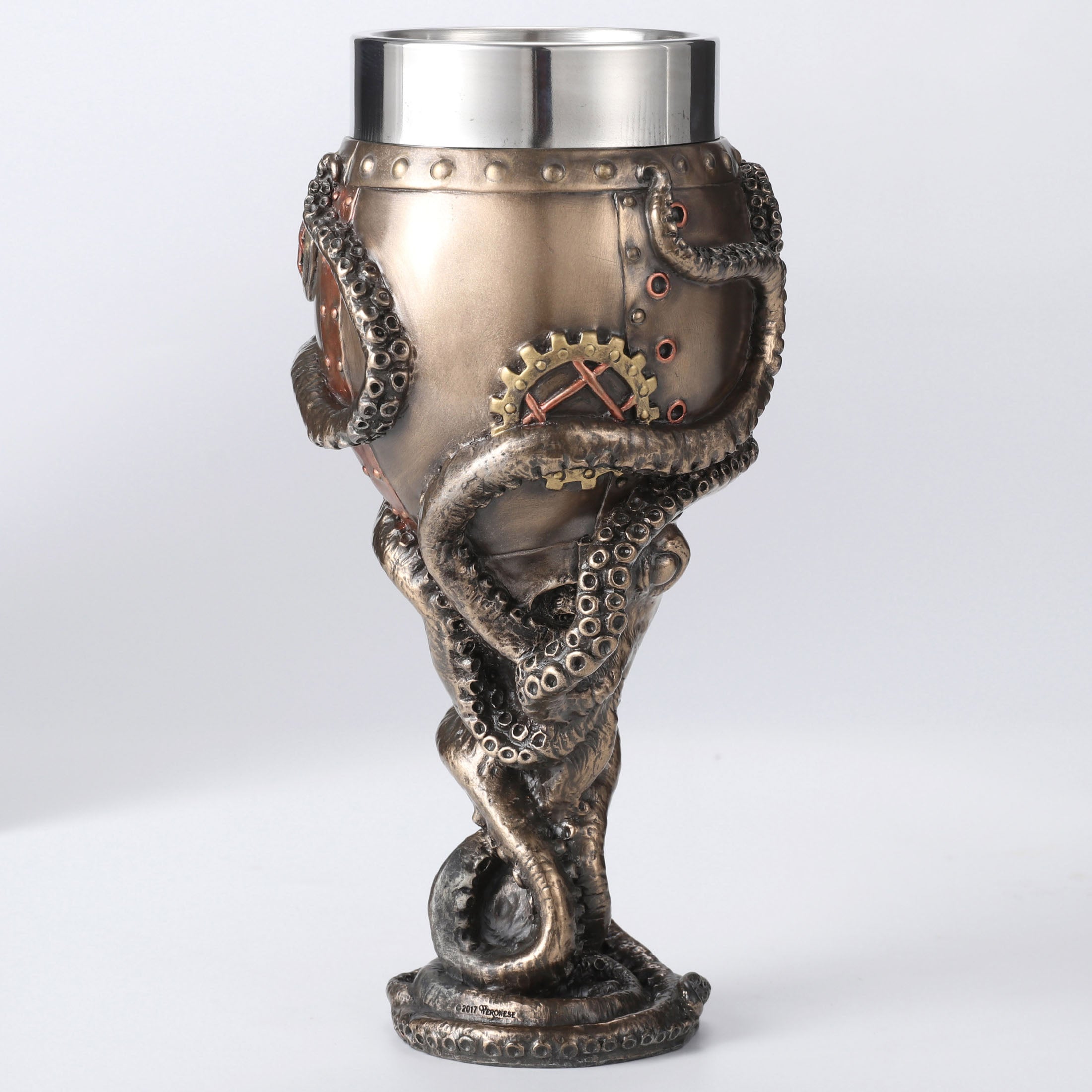 Steampunk Octopus Bell Chalice