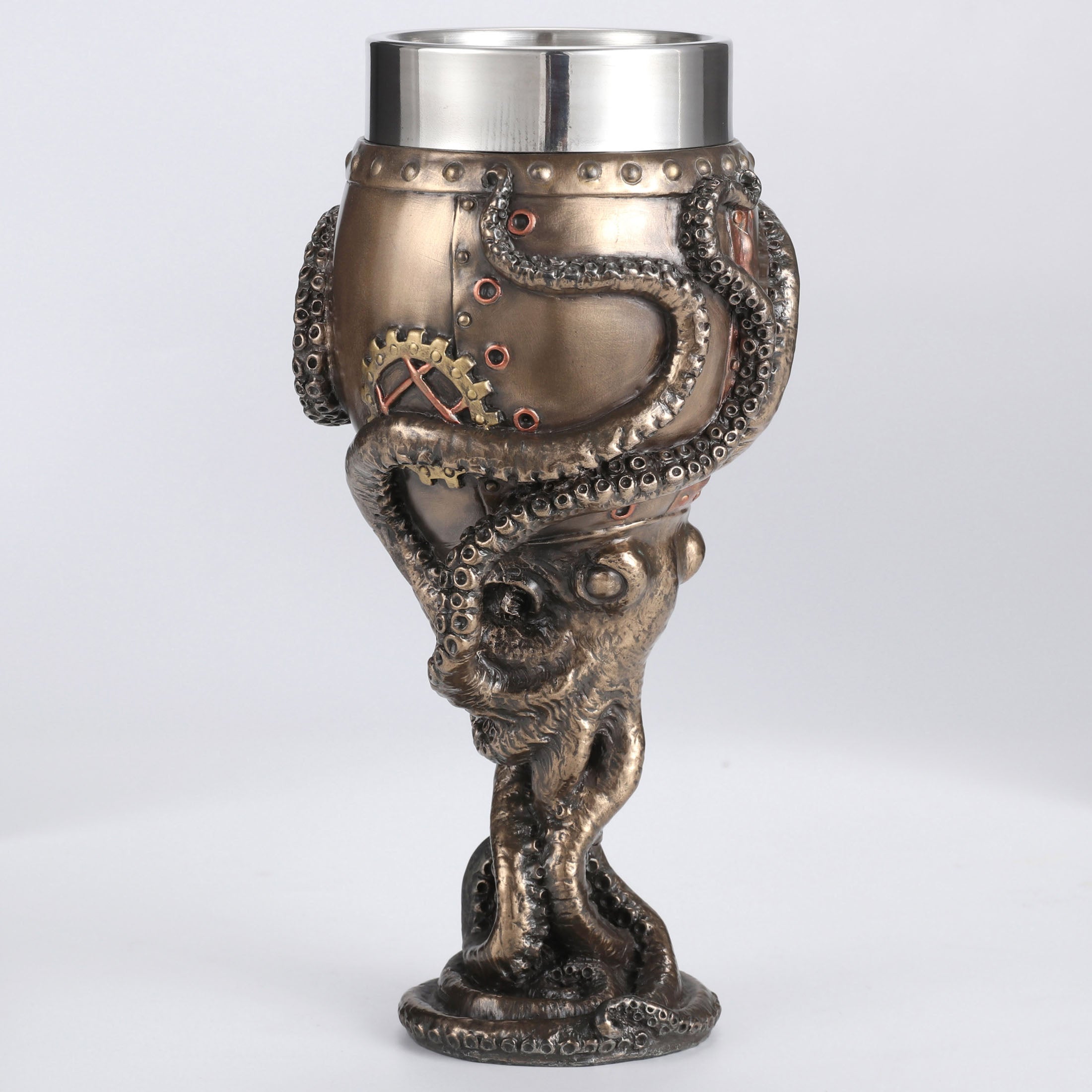 Steampunk Octopus Bell Chalice
