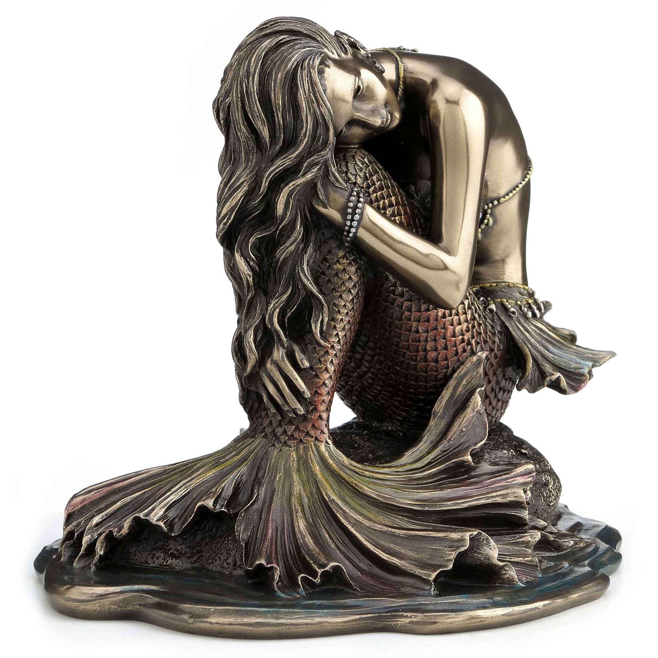 Mermaid Sitting On Rock