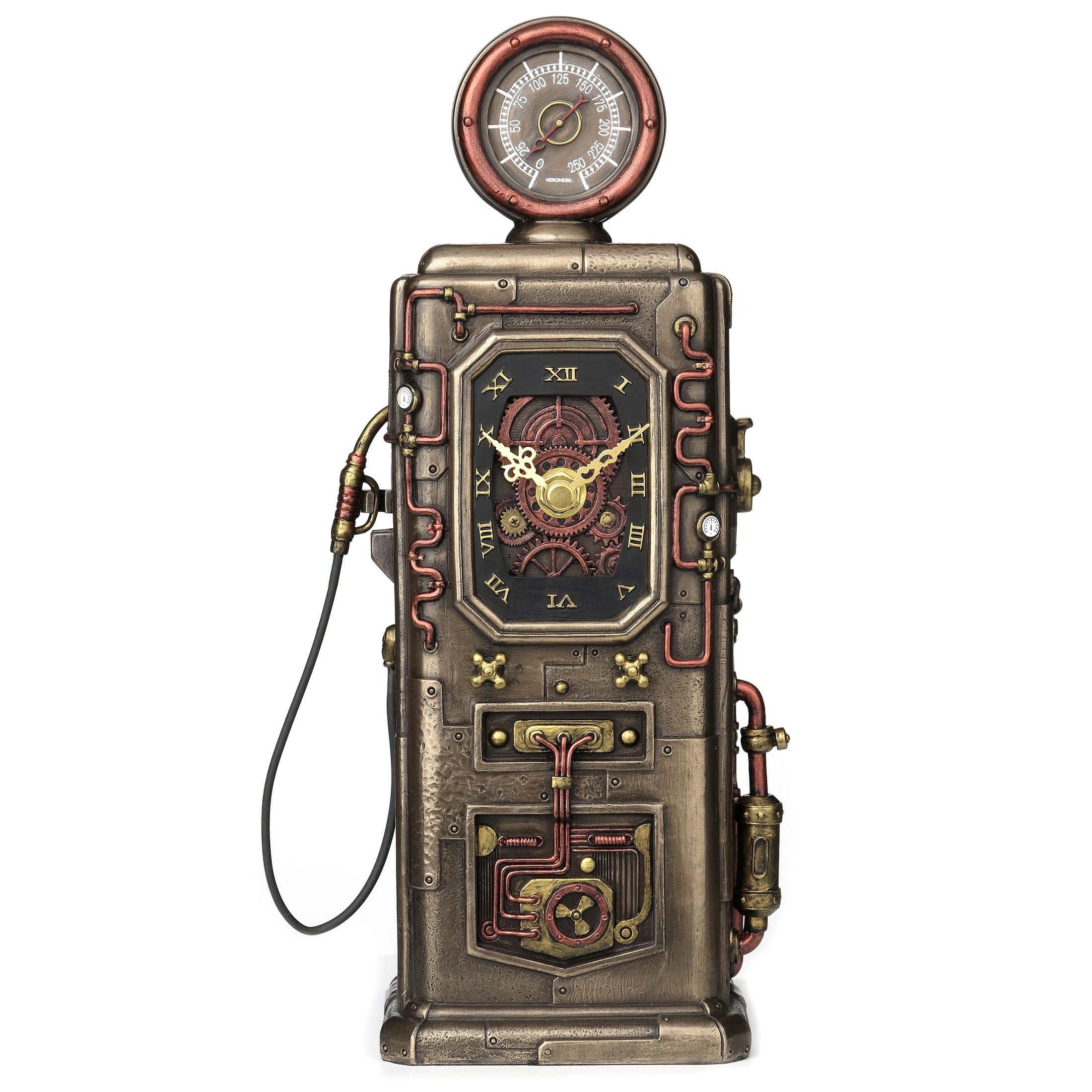 Steampunk Fuel Dispenser Tower Clock