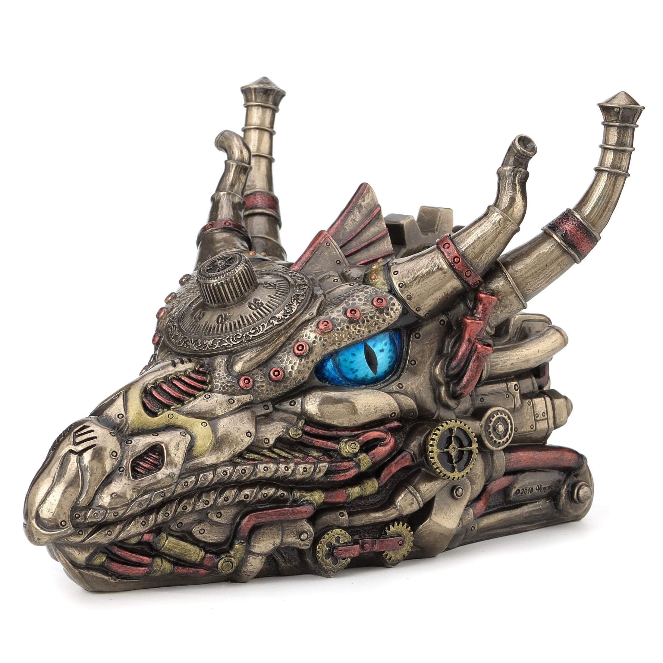 Steampunk Decorative Combination Safe Dragon Head Trinket Box