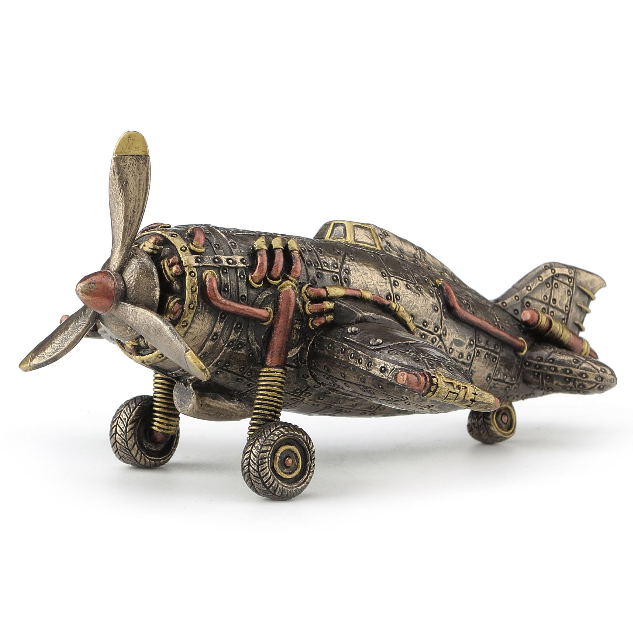 Steampunk Single Propeller Aircraft