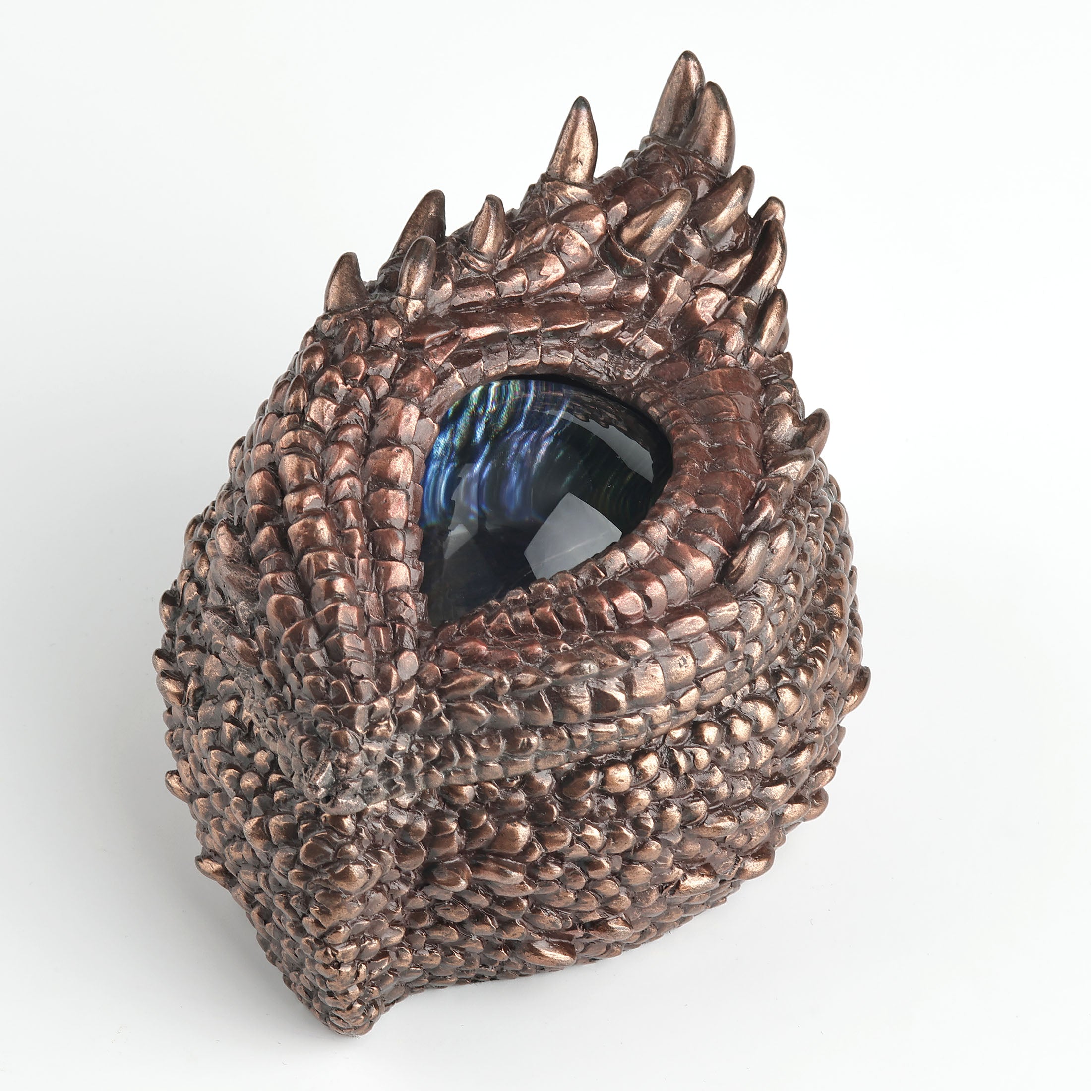 Thorny Scale Dragon Eye Trinket Box