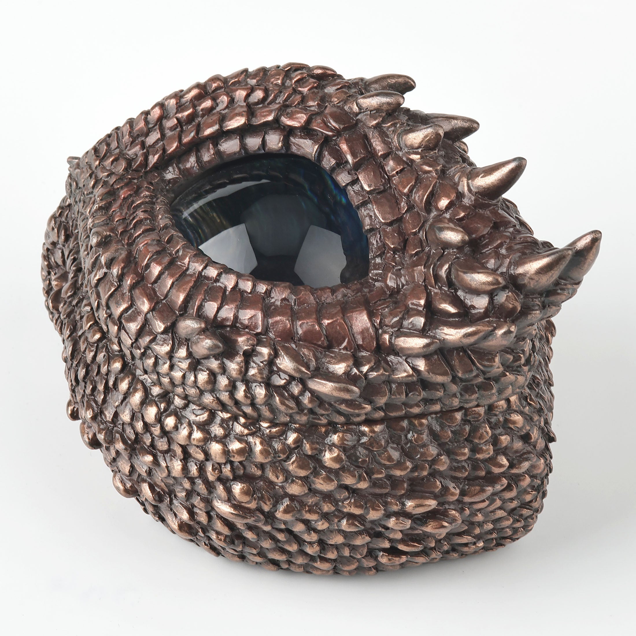 Thorny Scale Dragon Eye Trinket Box