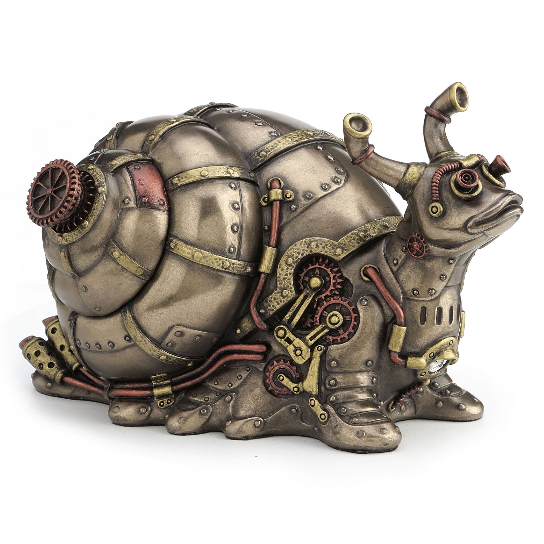 Steampunk Giant Land Snail Trinket Box