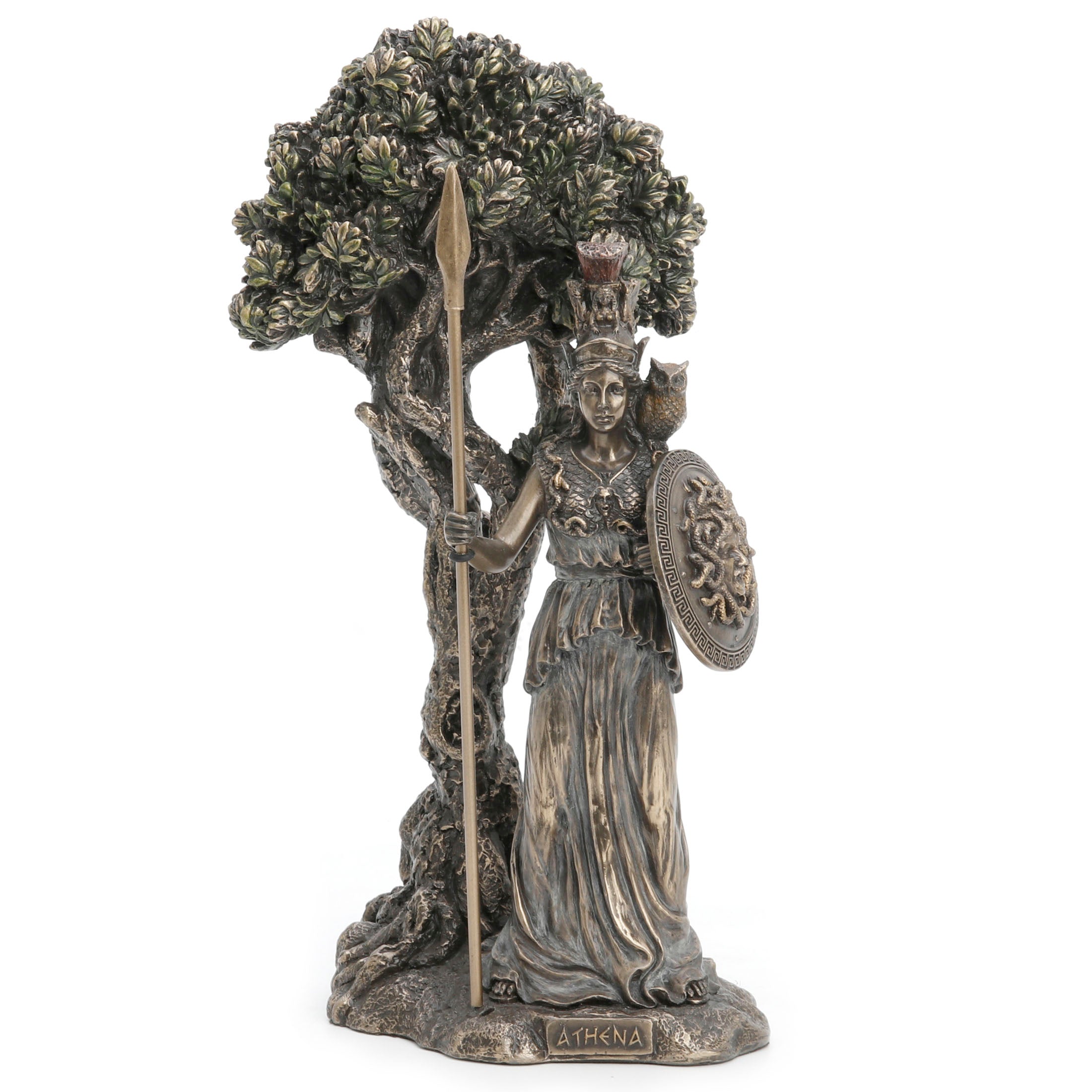 Athena Standing Under Sacred Olive Tree
