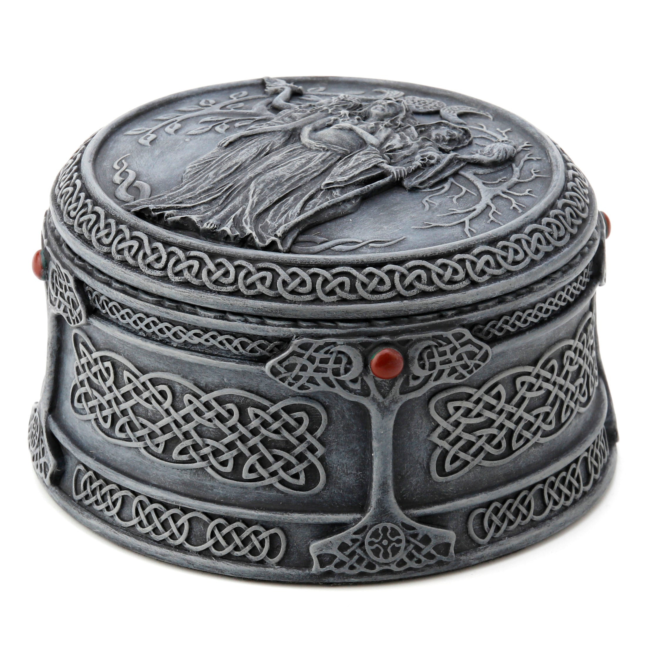 Celtic Triple Goddess Maiden Mother And The Crone Trinket Box