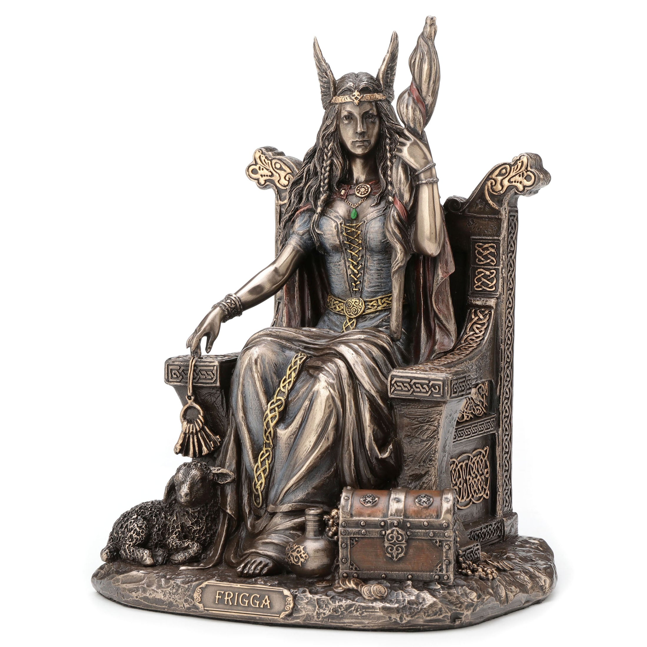 Frigga Sitting On Throne