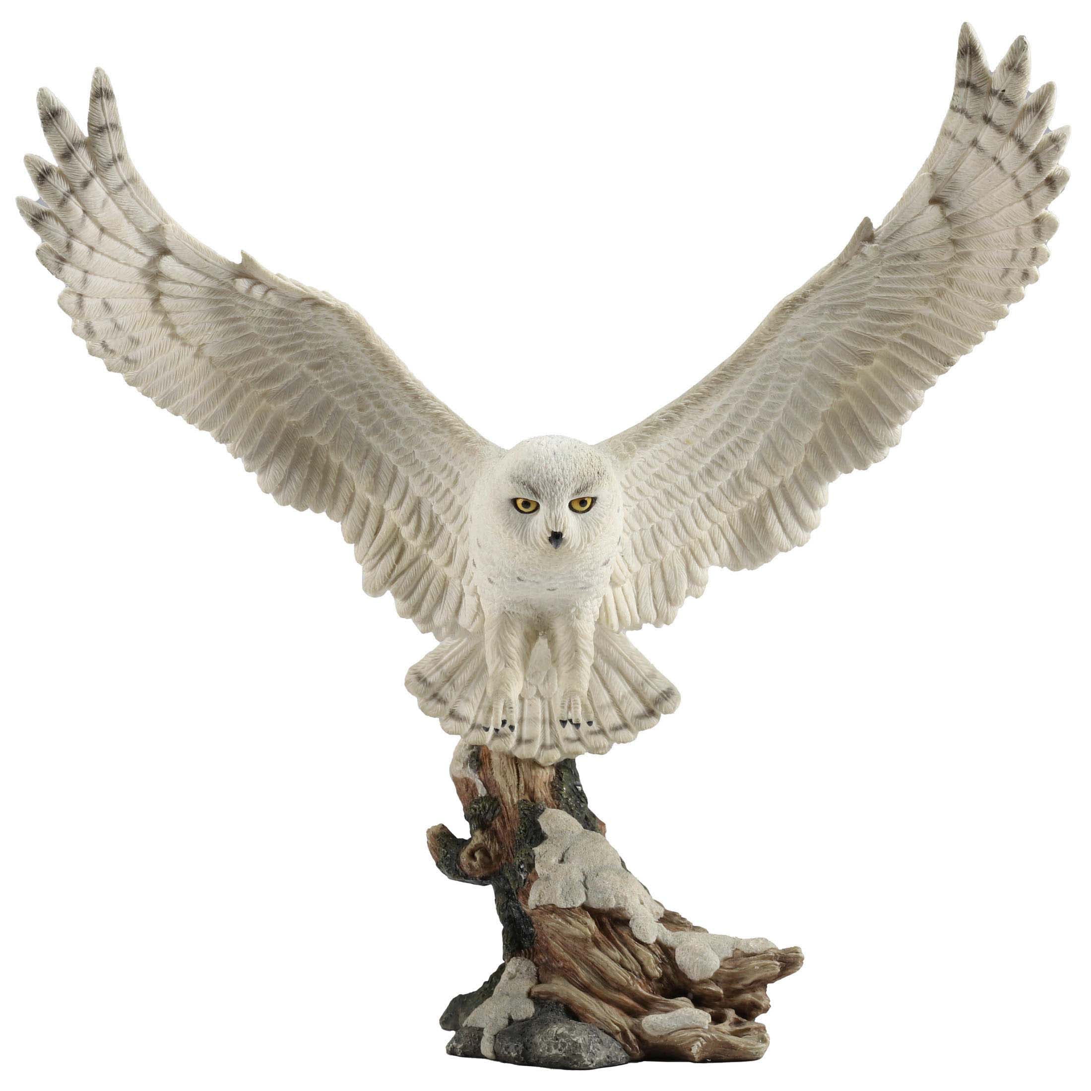 Flying Snowy Owl
