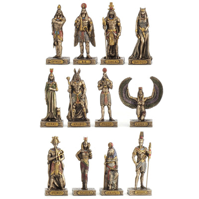 Egyptian Gods Figurine Set of 12