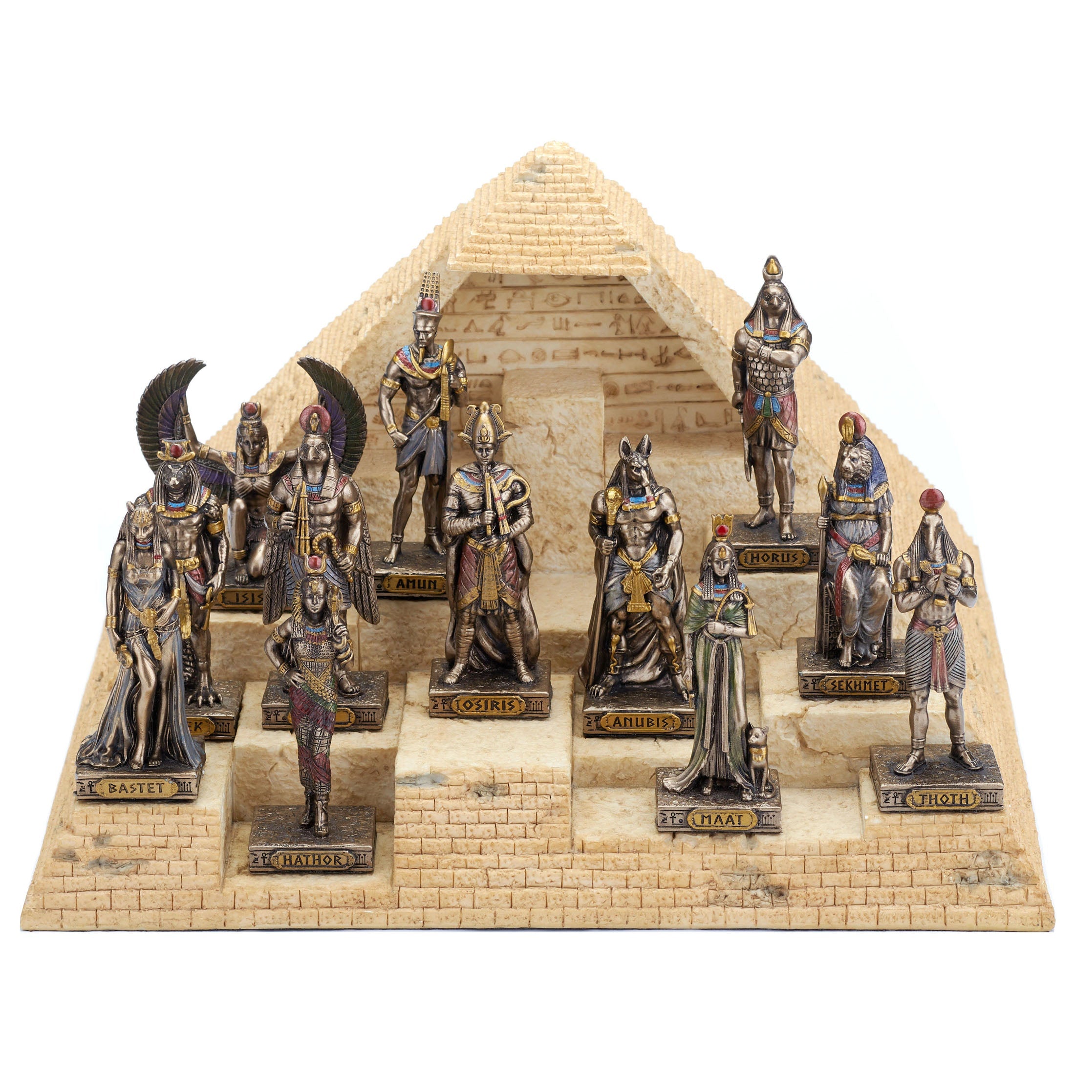 Egyptian Gods Figurine Set of 12