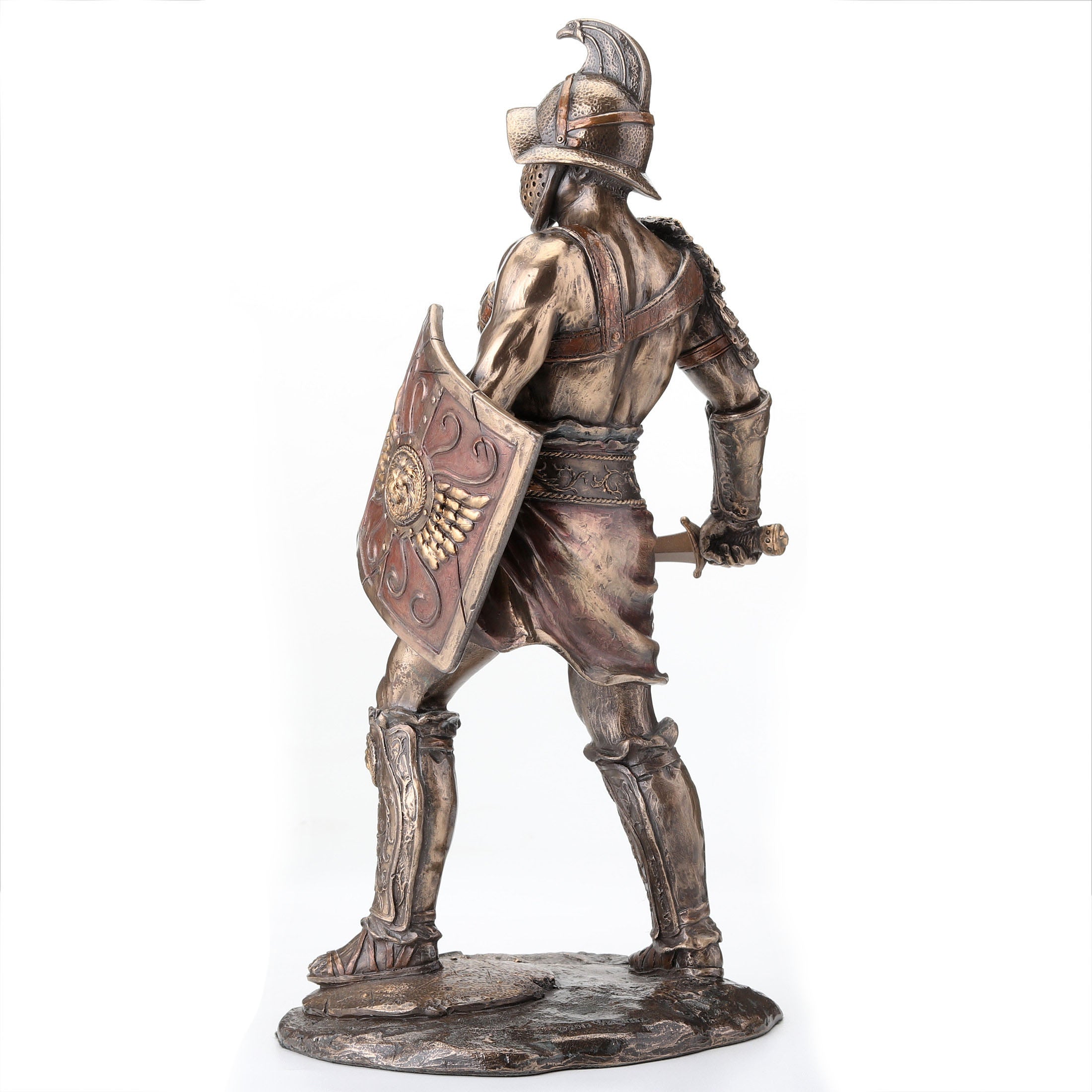 Murmillo Gladiator Spartacus Wielding Scutum And Gladius