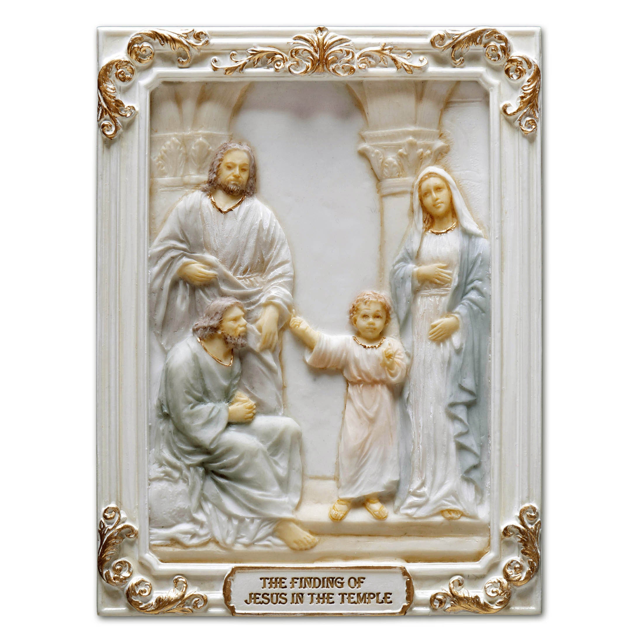 Joyful Mysteries The Finding Of Jesus In The Temple Plaque