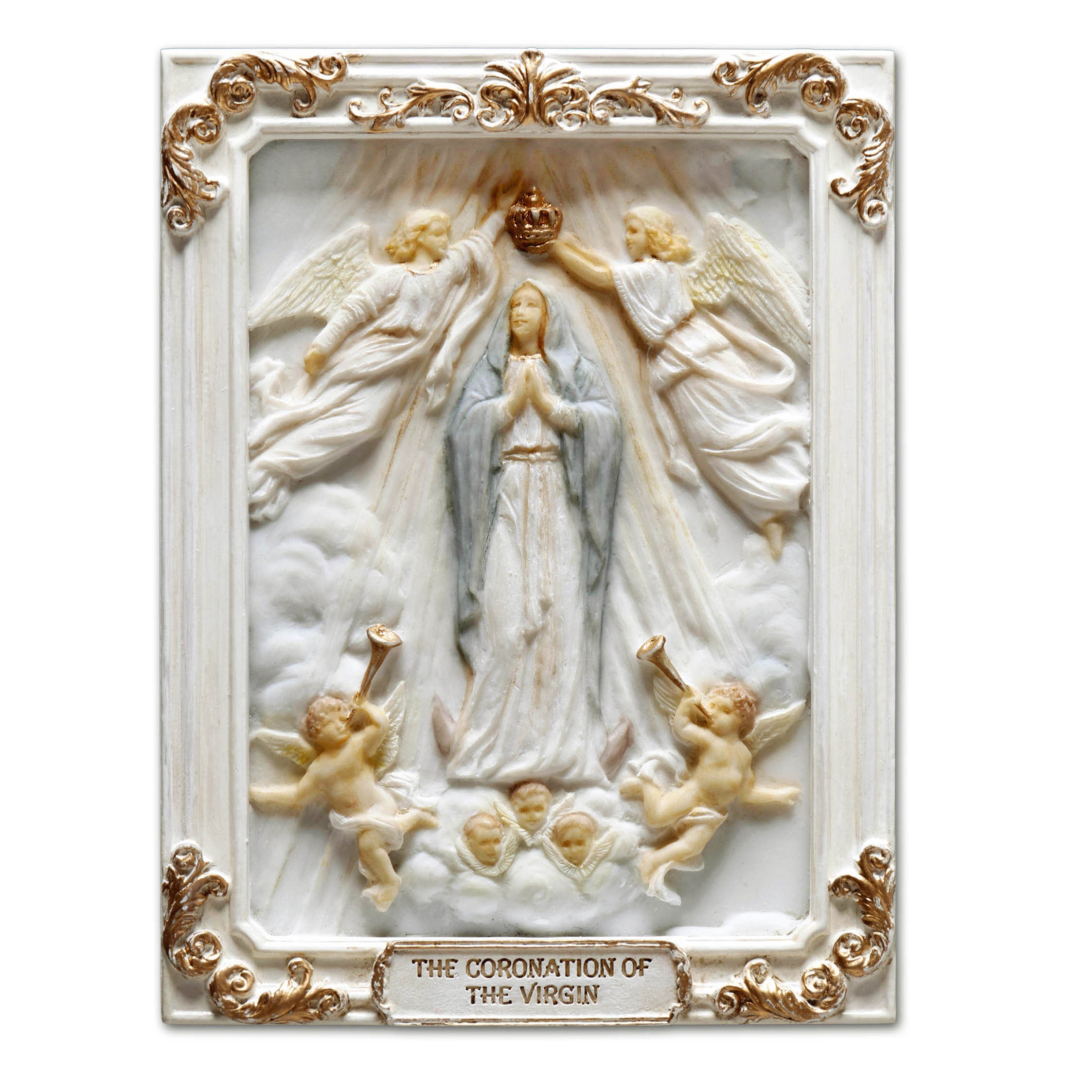 Glorious Mysteries The Coronation Of The Virgin Plaque
