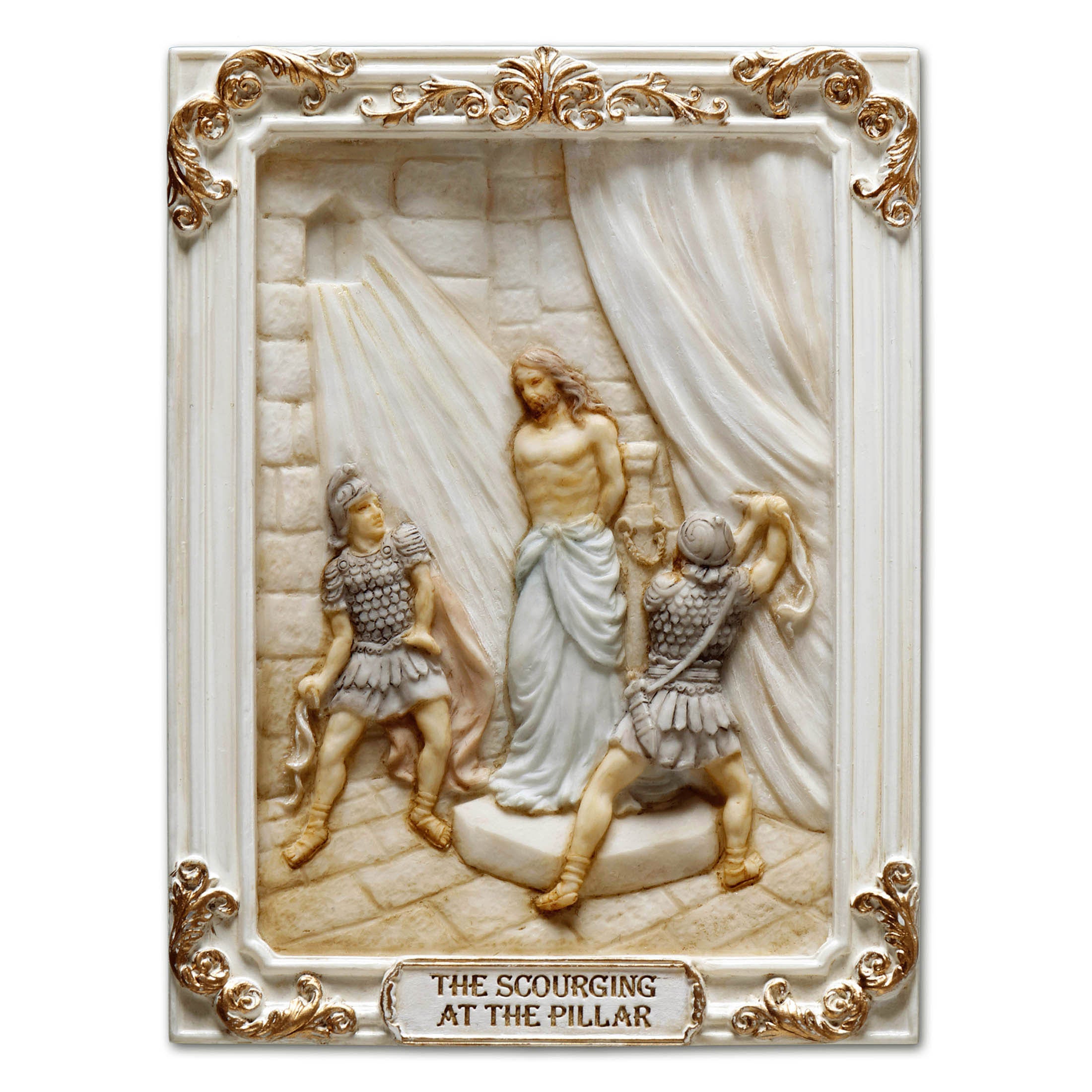 Sorrowful Mysteries The Scourging At The Pillar Plaque