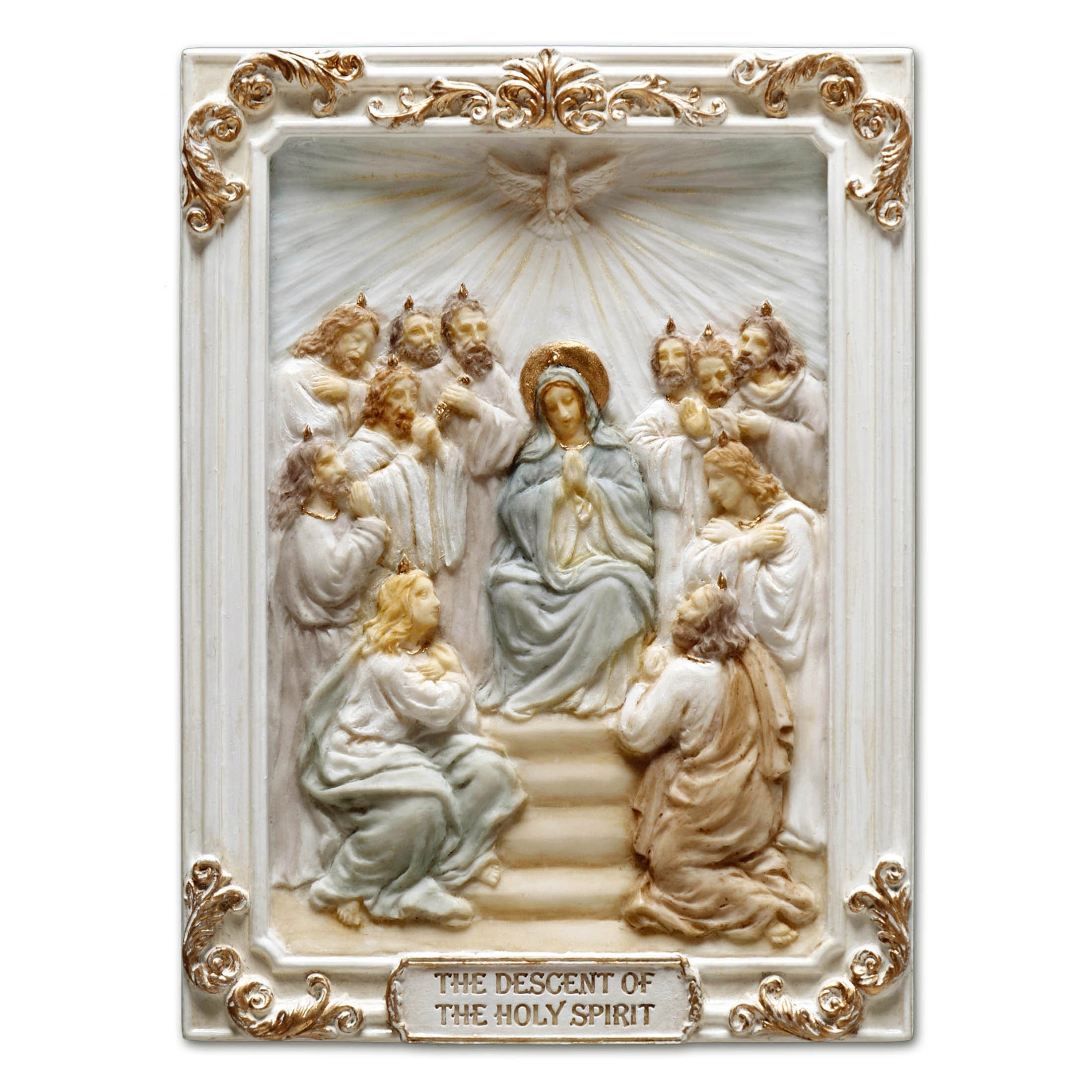 Glorious Mysteries The Descent Of The Holy Spirit Plaque