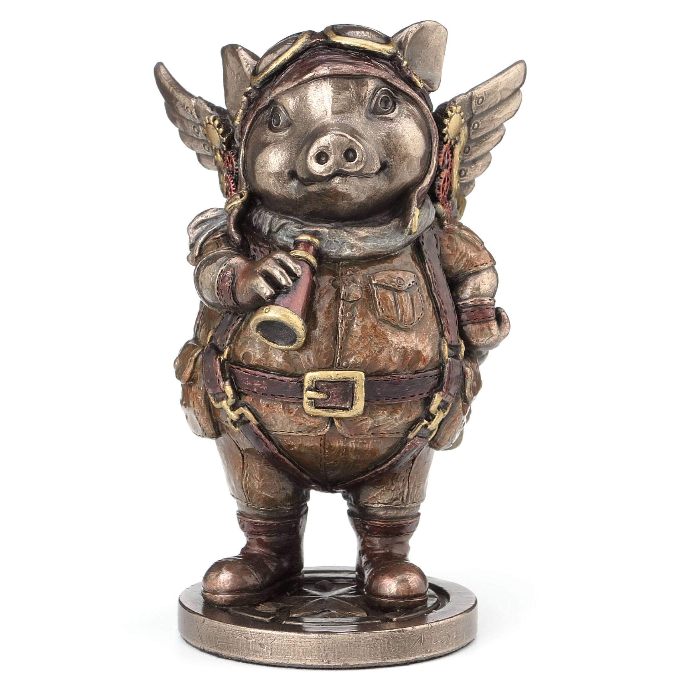 Steampunk Aviator Flying Piggy
