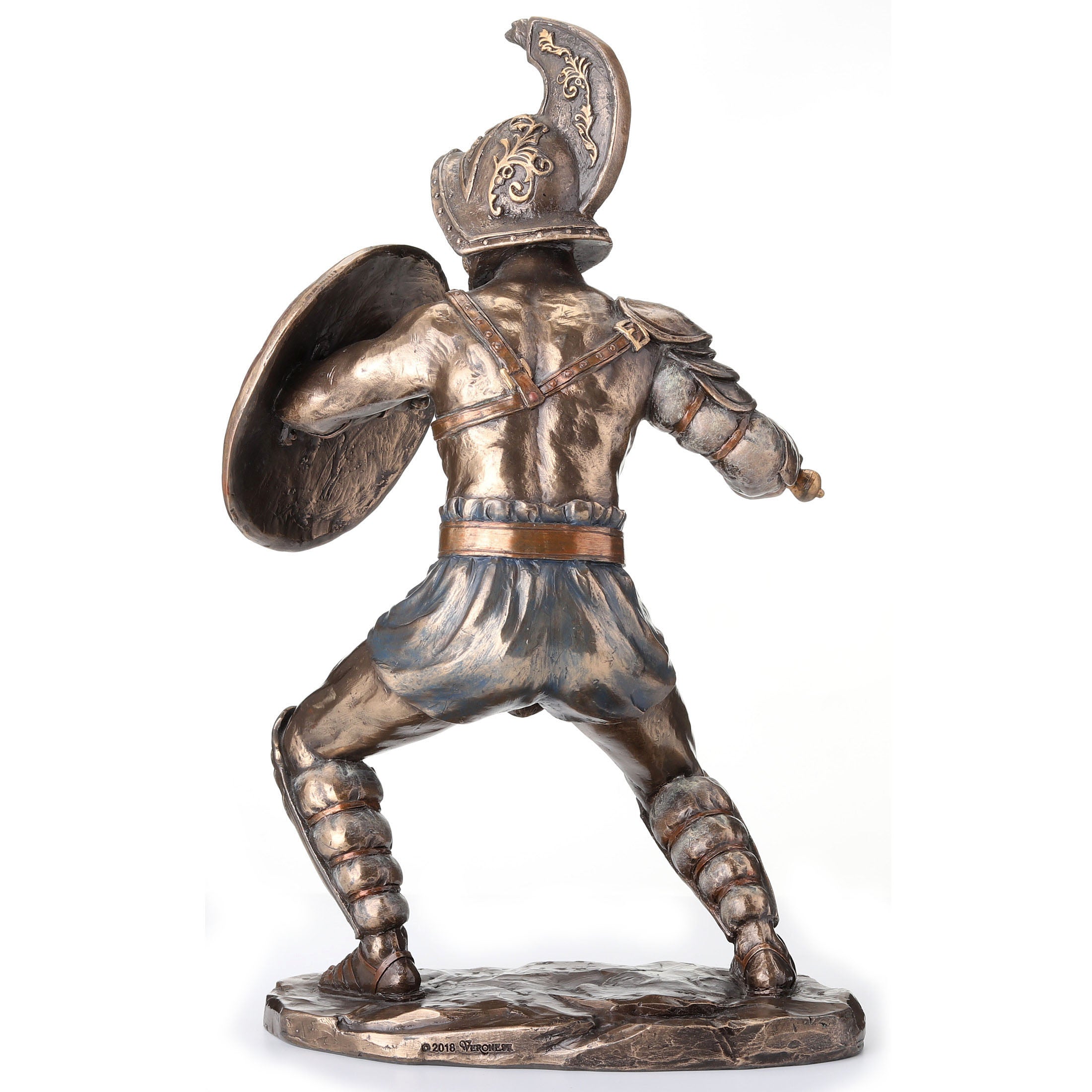 Murmillo Gladiator Wielding Gladius And Parma