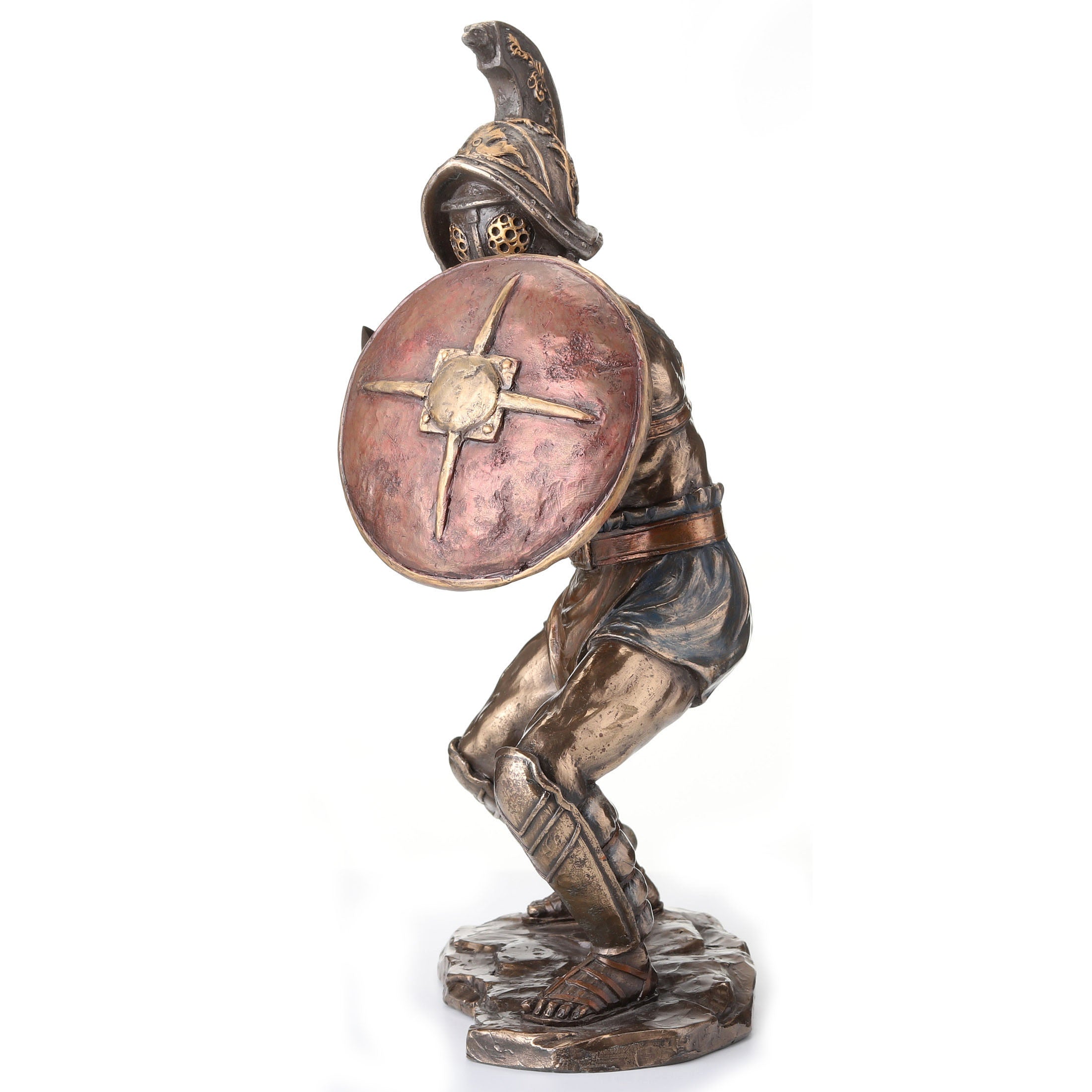Murmillo Gladiator Wielding Gladius And Parma