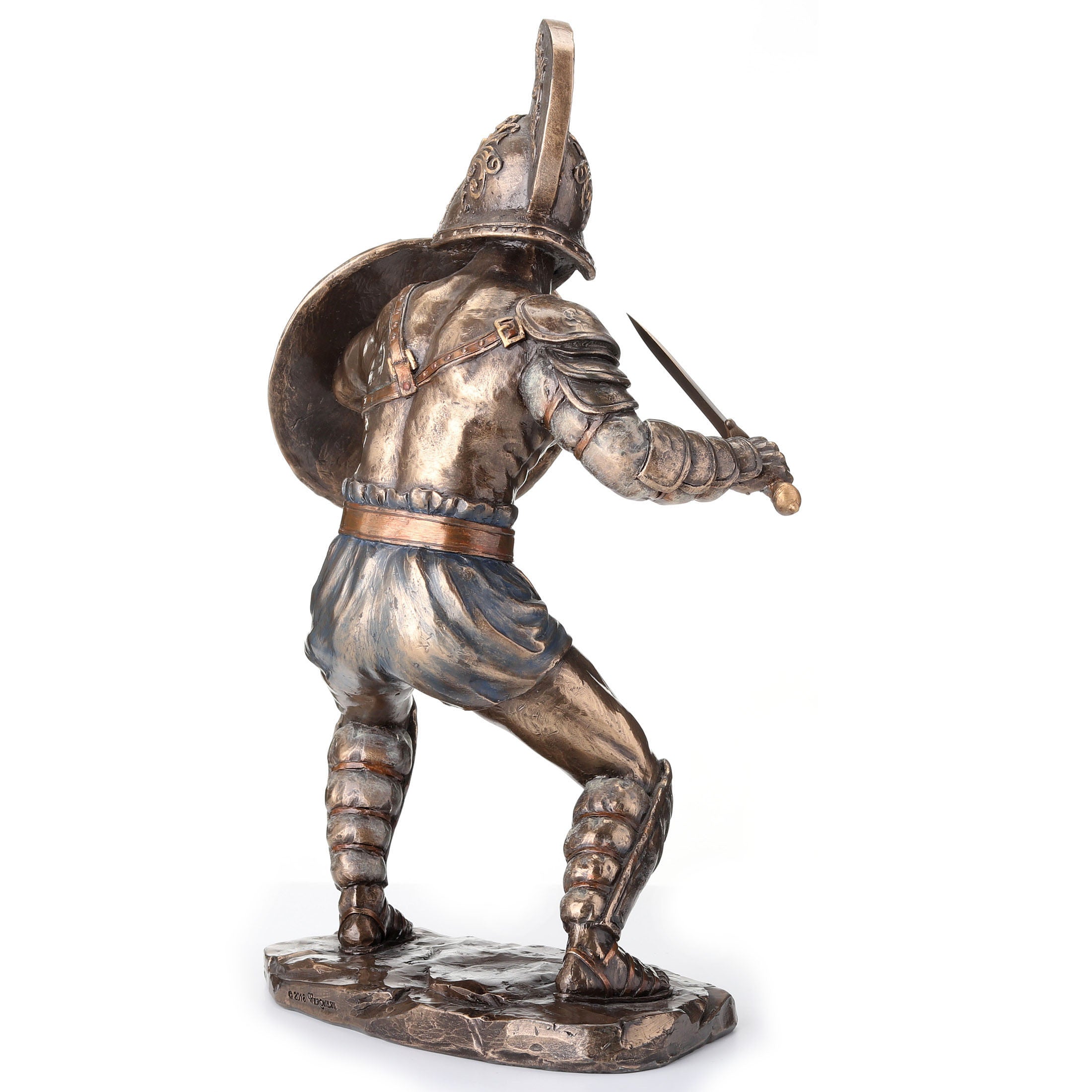 Murmillo Gladiator Wielding Gladius And Parma