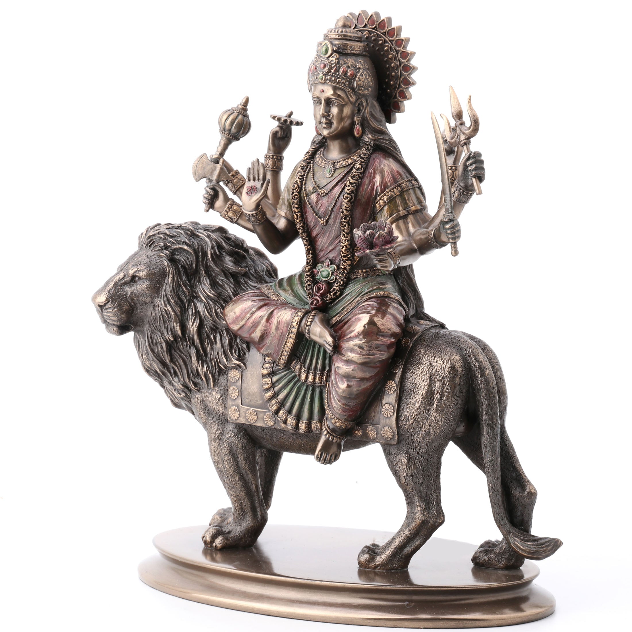 Durga Riding On Lion