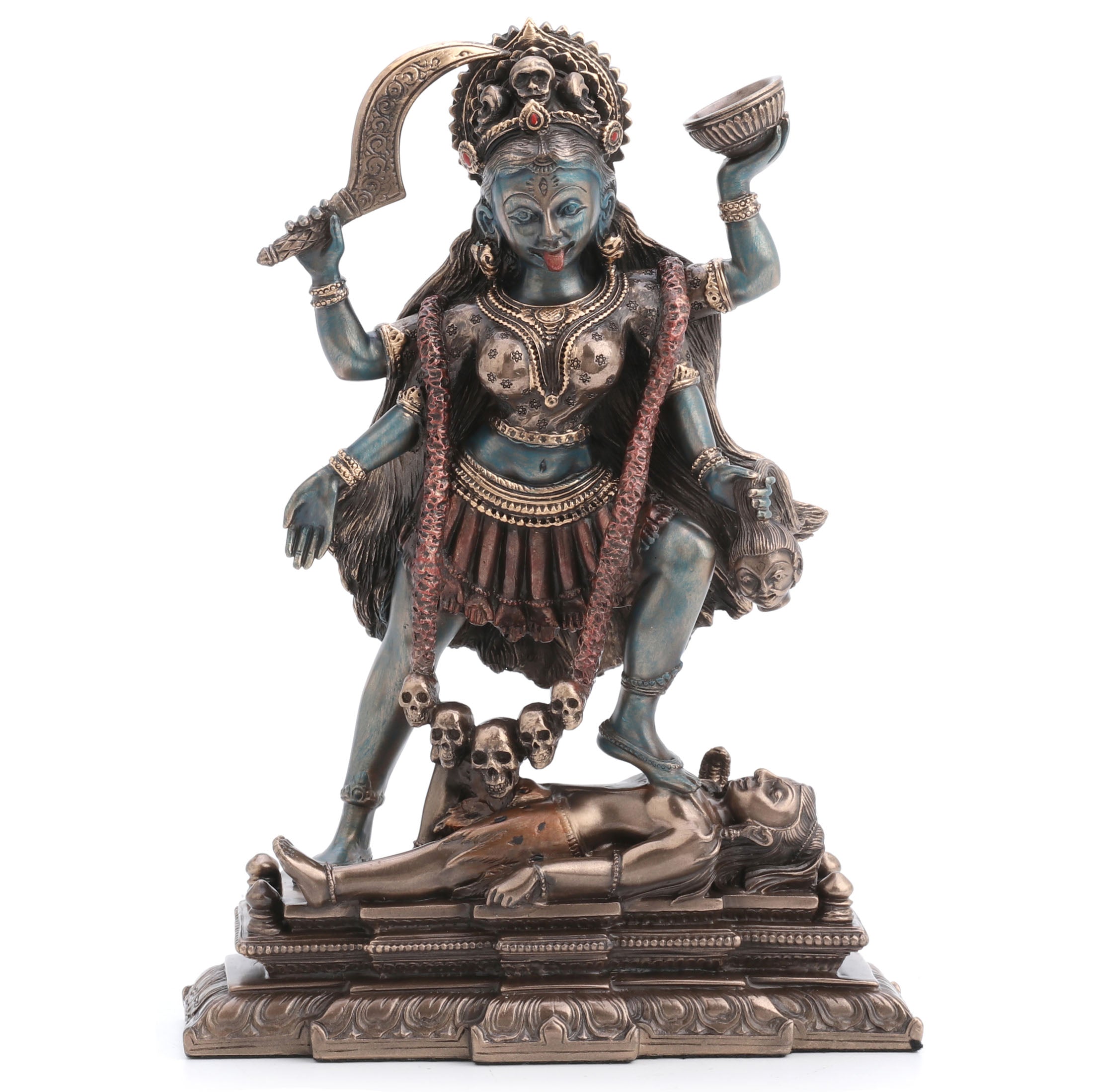 Kali Stepping On Shiva'S Chest