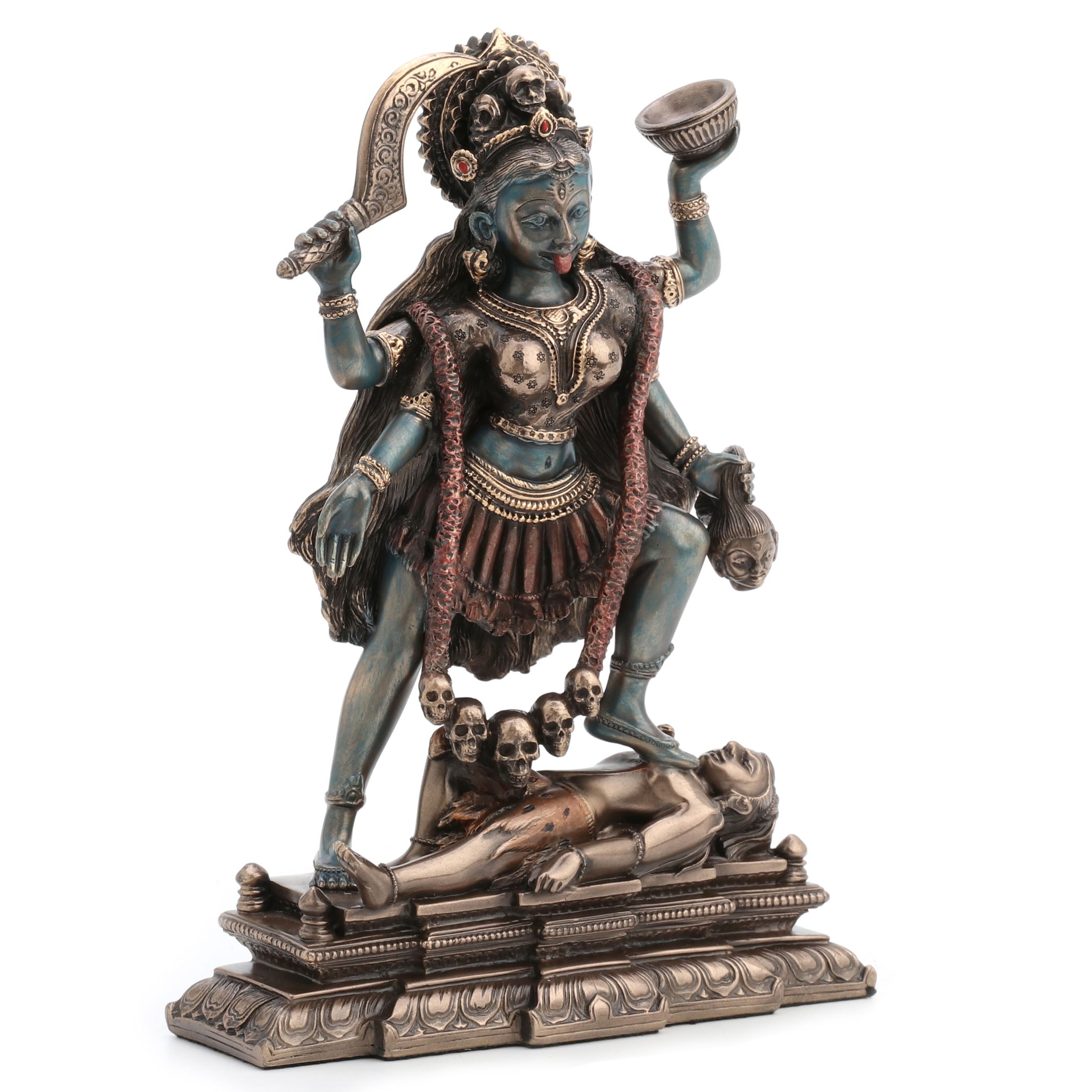 Kali Stepping On Shiva'S Chest