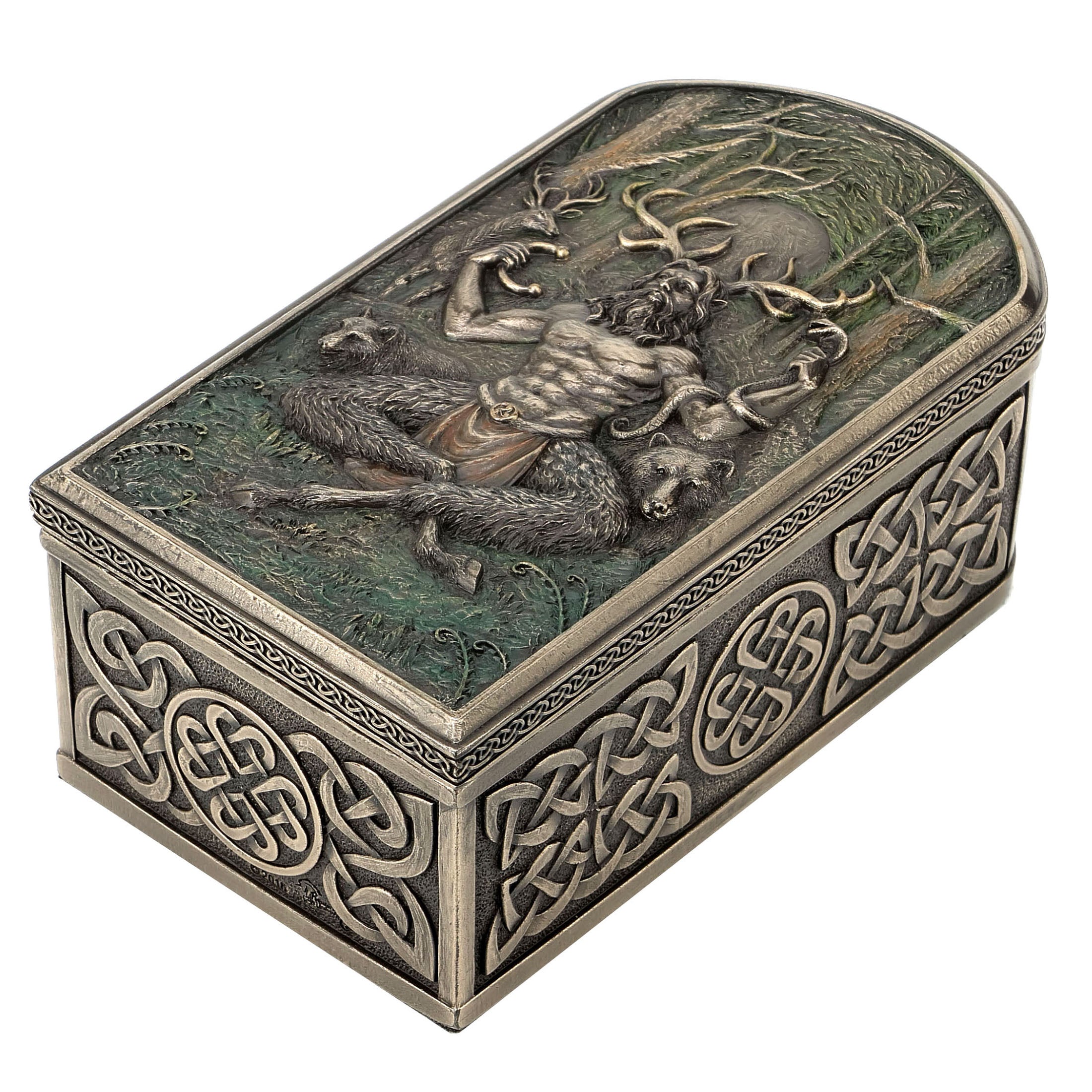Cernunnos Celtic Pattern Trinket Box