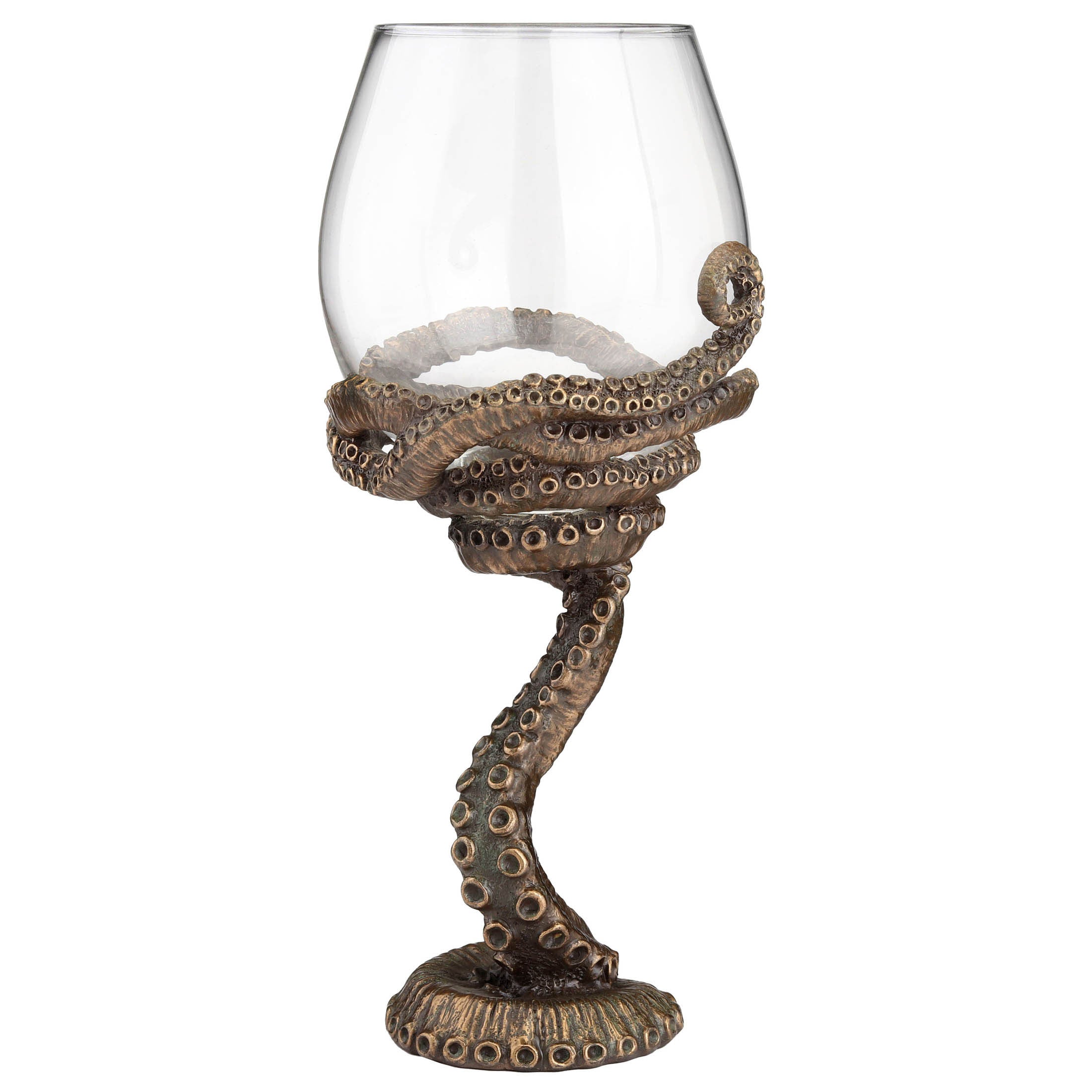 Steampunk Octopus Tentacle Wine Glass