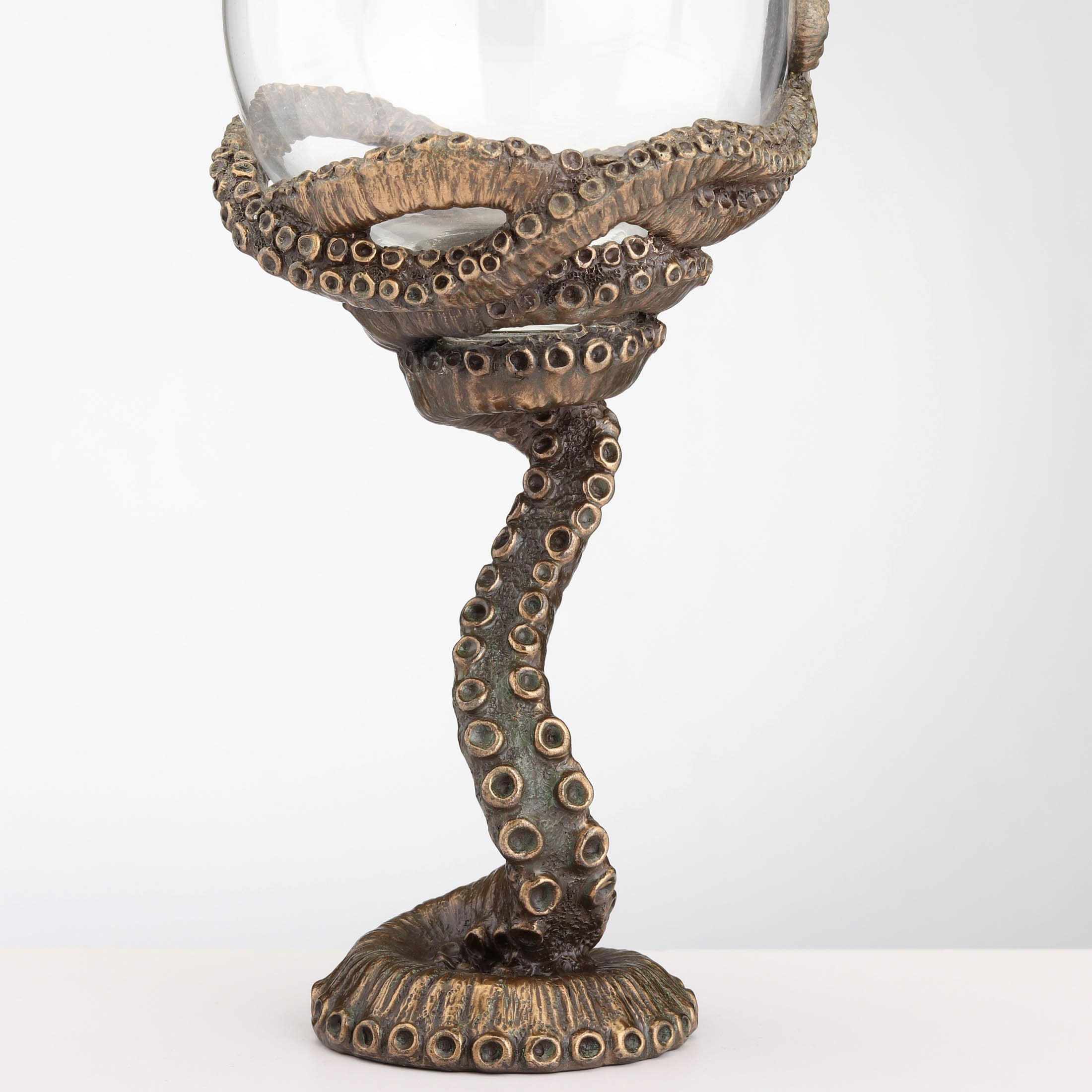 Steampunk Octopus Tentacle Wine Glass