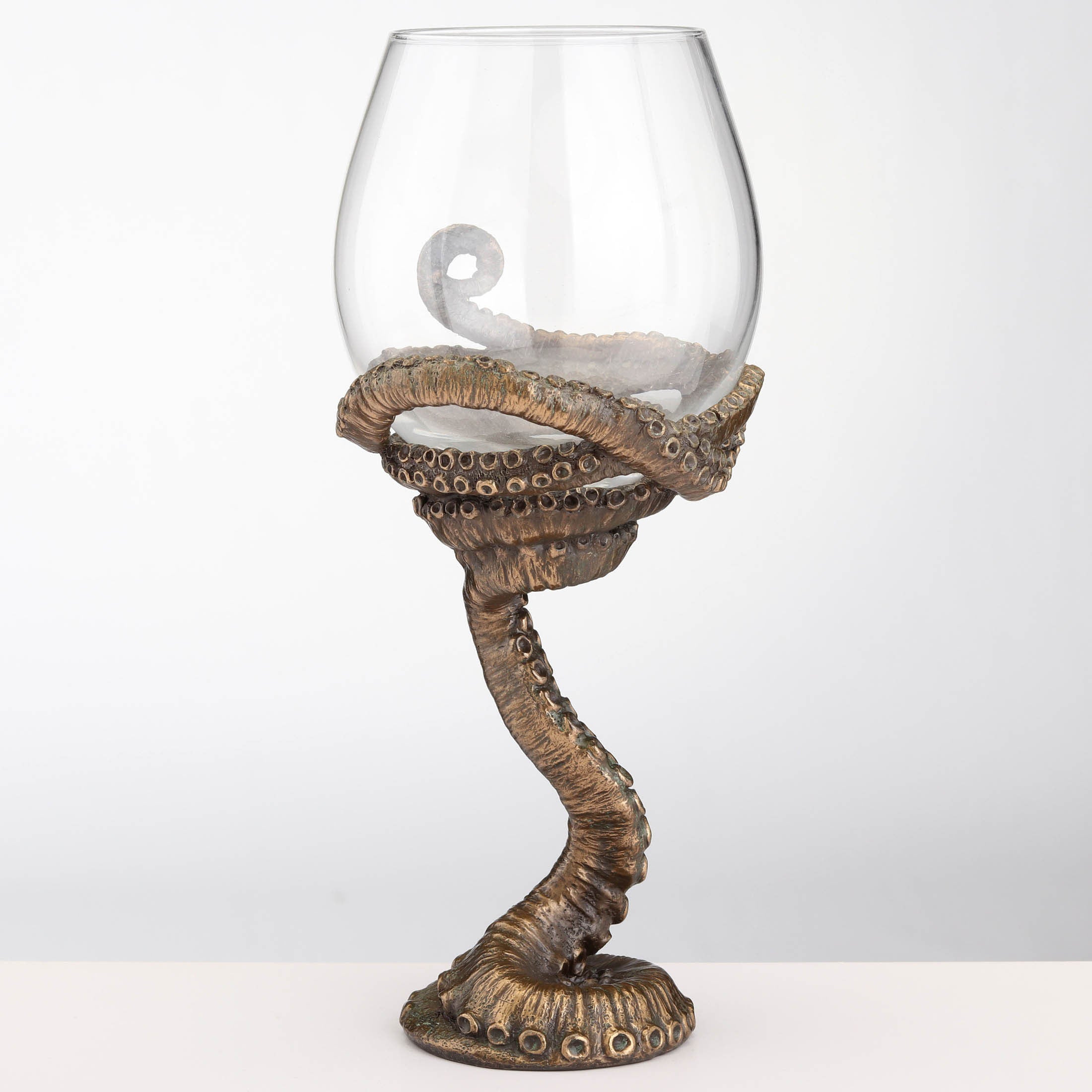 Steampunk Octopus Tentacle Wine Glass