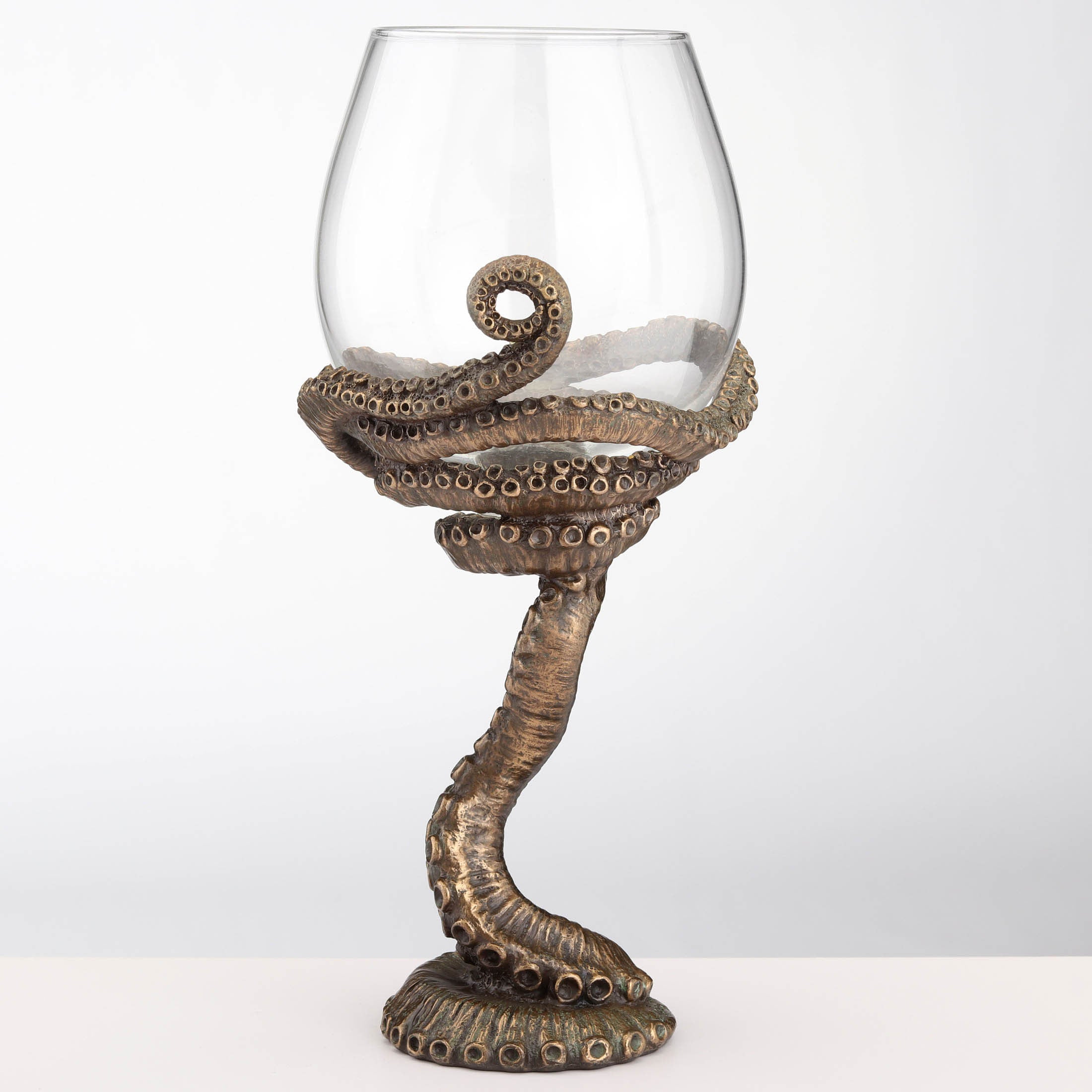 Steampunk Octopus Tentacle Wine Glass