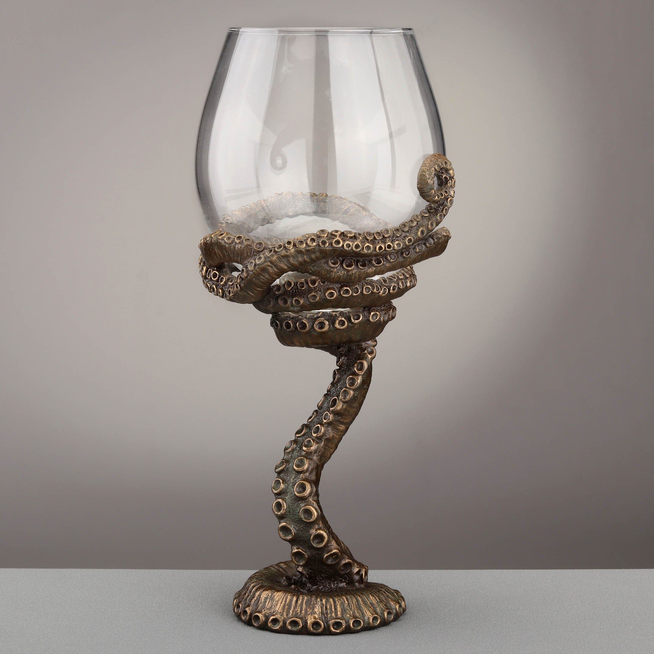 Steampunk Octopus Tentacle Wine Glass