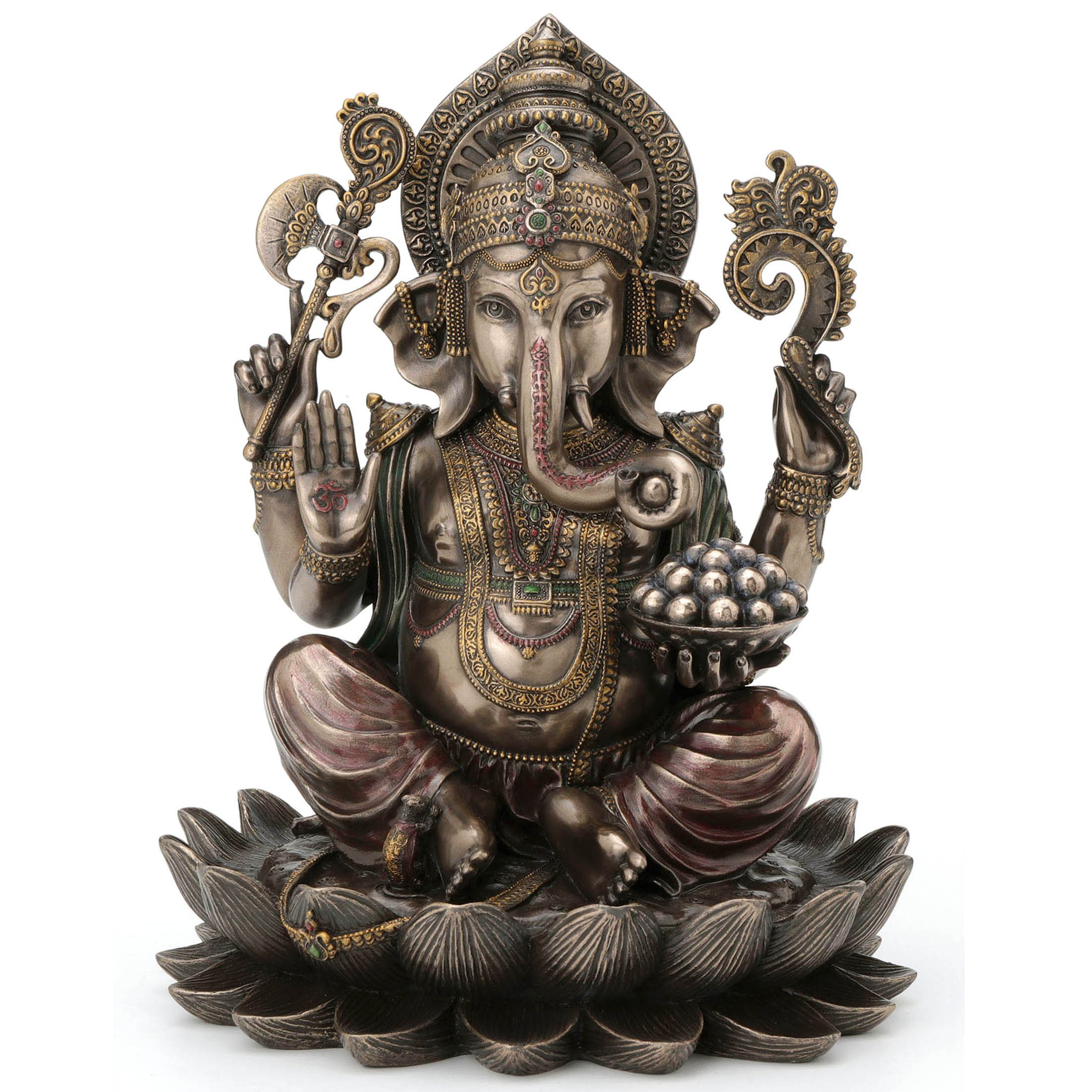 Ganesha Sitting On Lotus