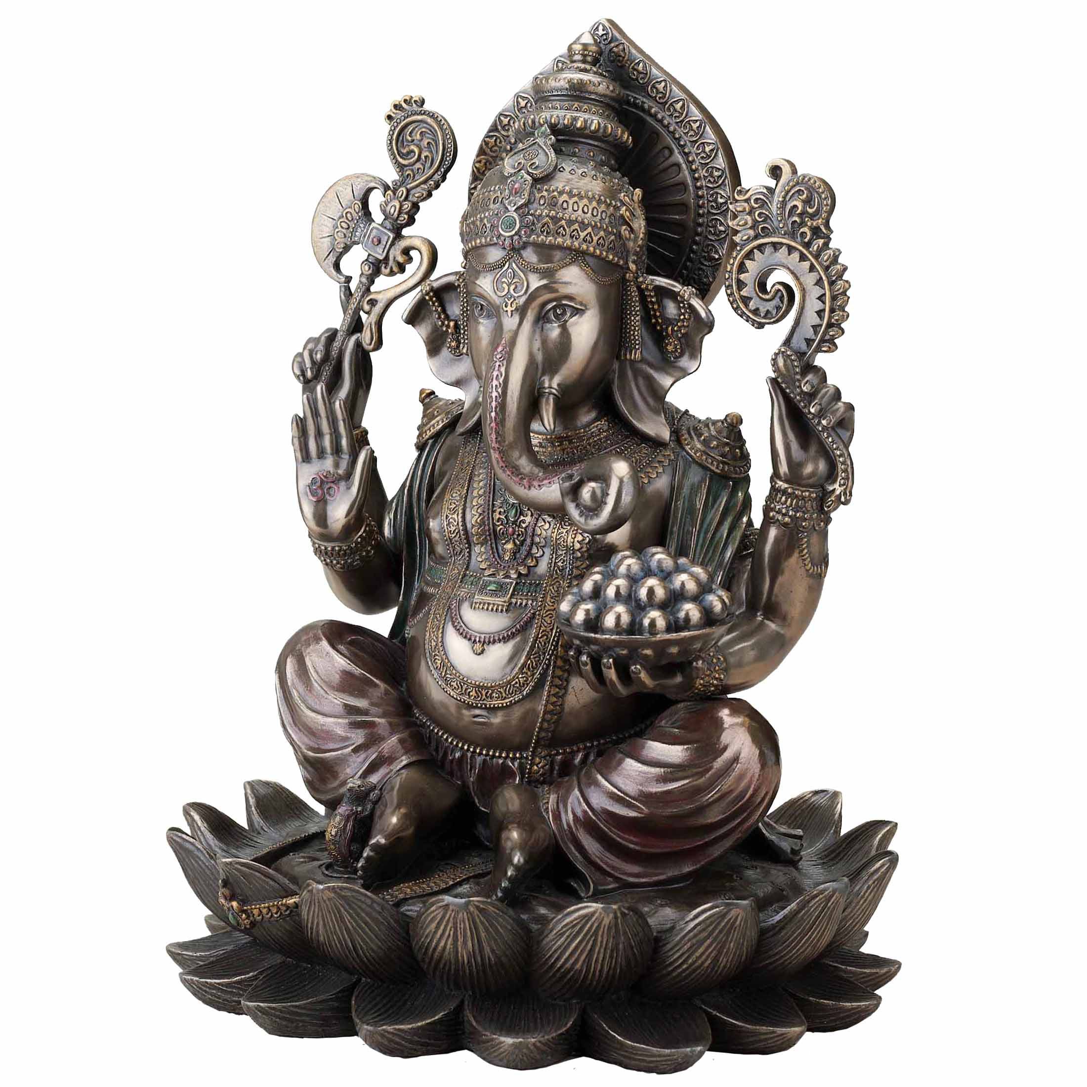 Ganesha Sitting On Lotus
