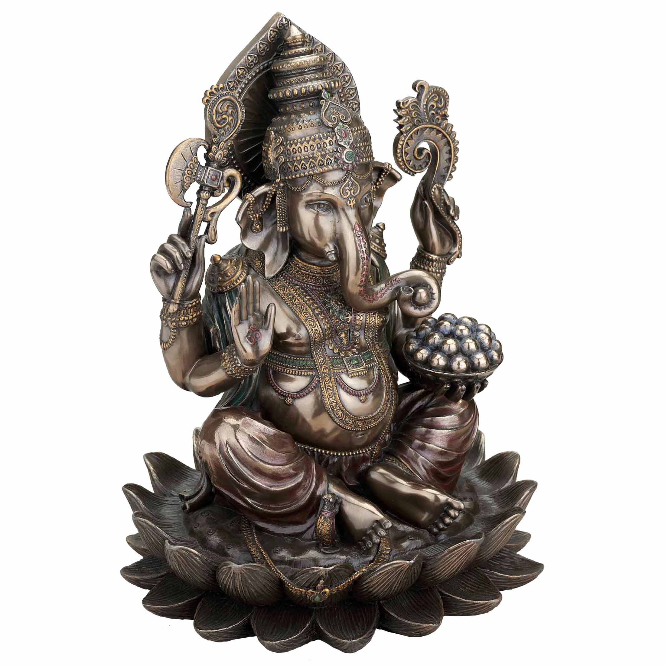 Ganesha Sitting On Lotus