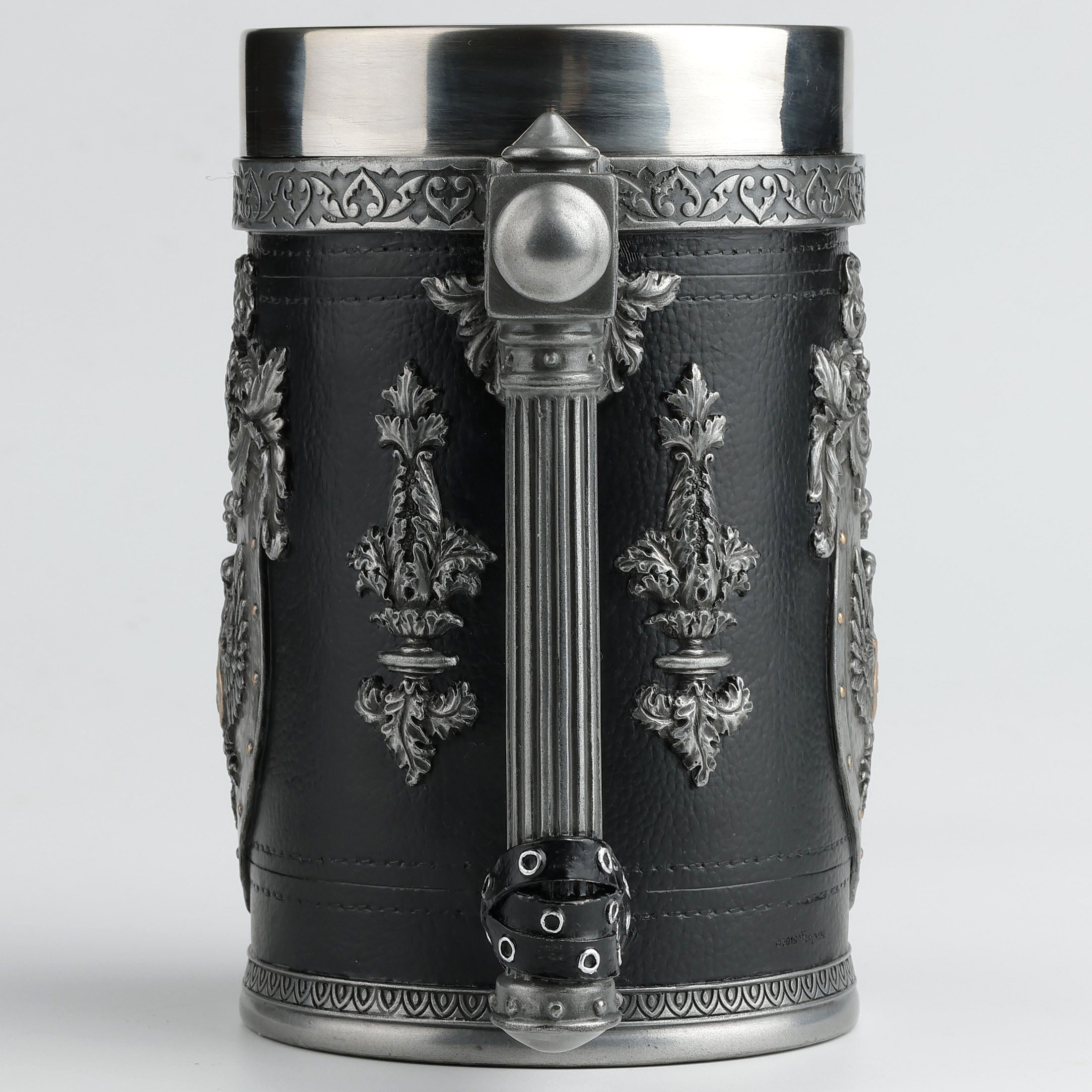 Double Headed Eagle Crest Axe Handle Beer Stein (Stainless Steel Tumbler)