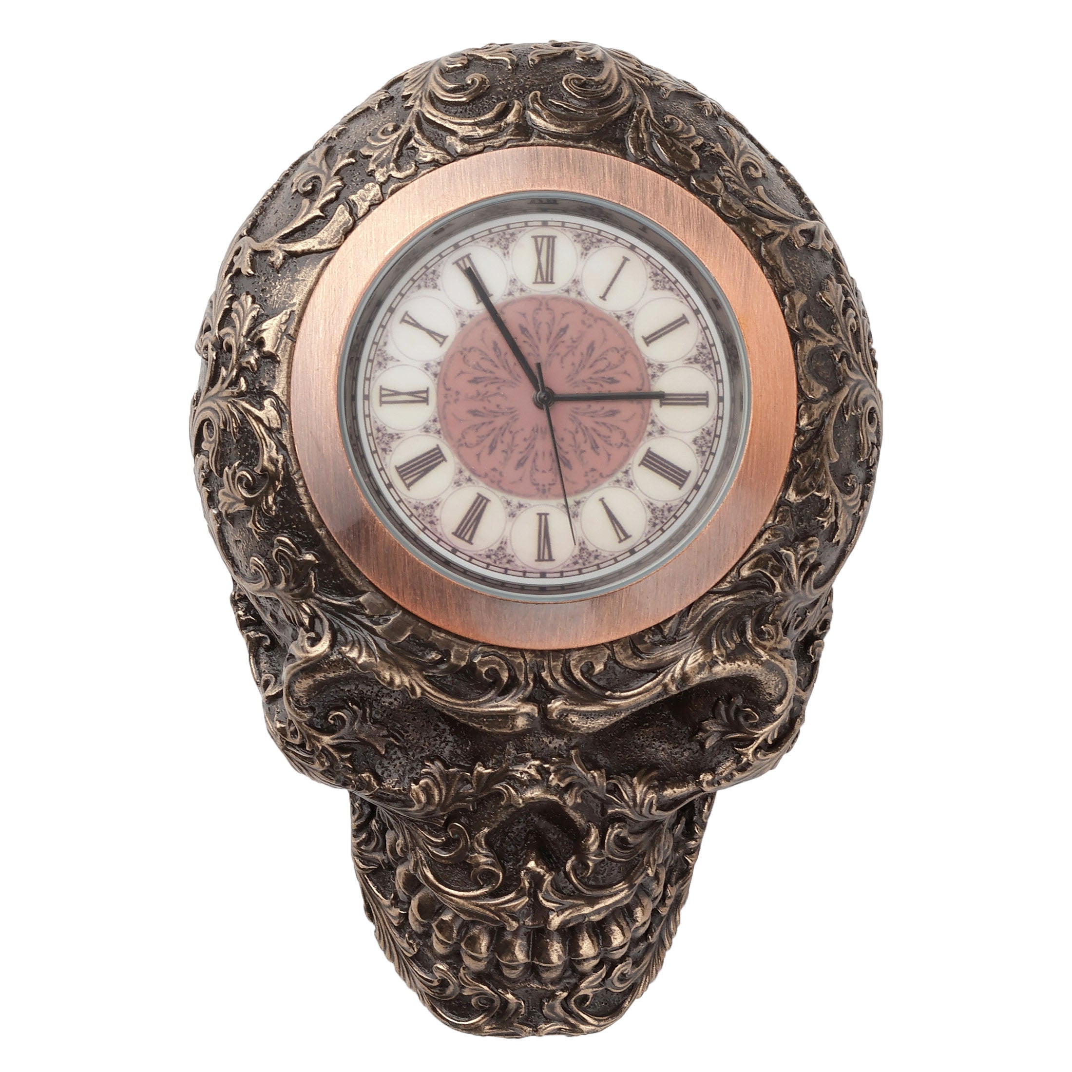 Decorative Flat Skull Clock