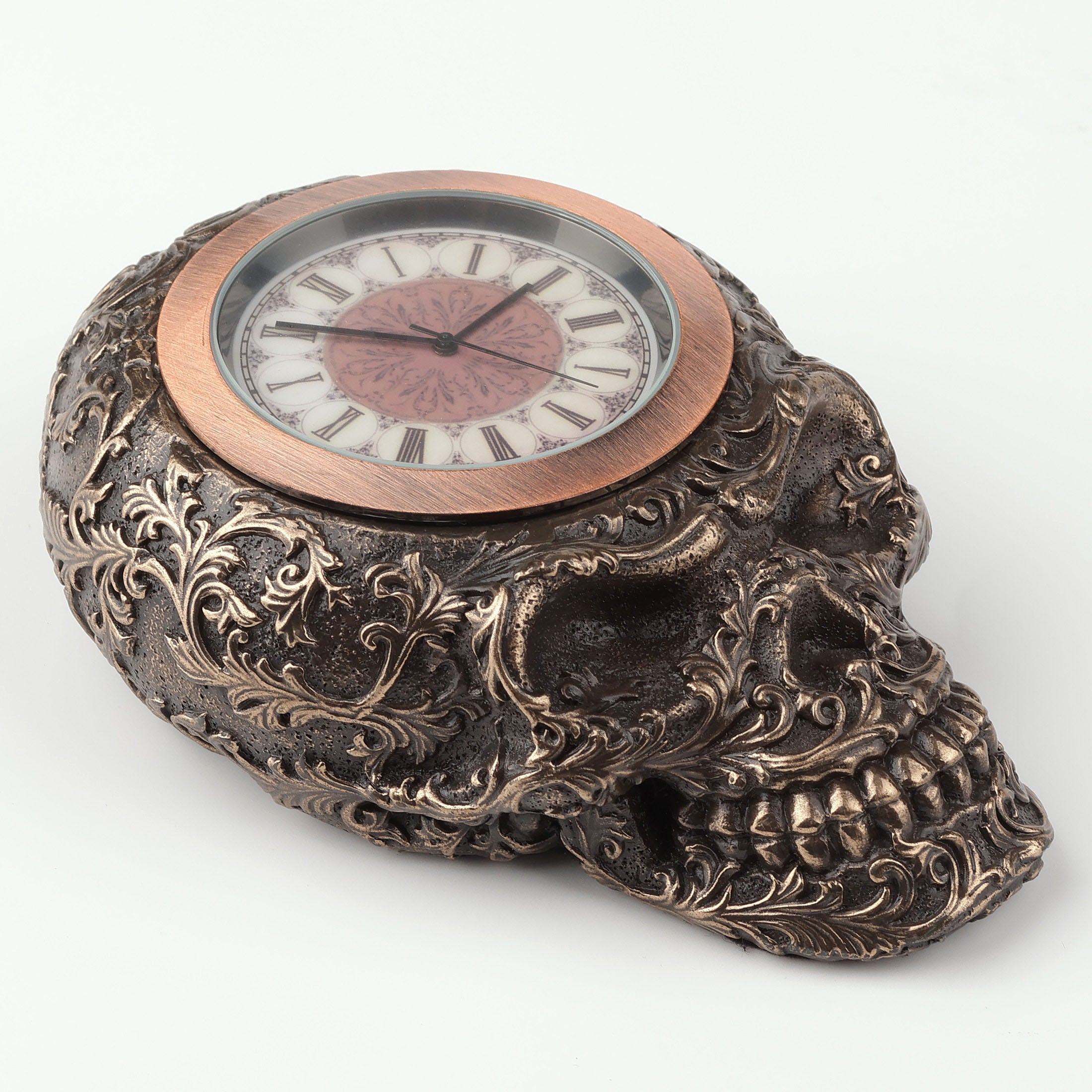 Decorative Flat Skull Clock