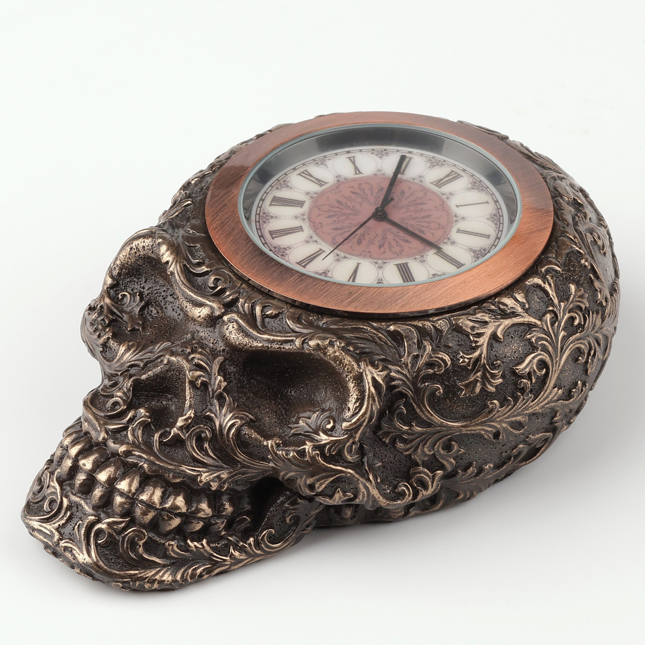 Decorative Flat Skull Clock