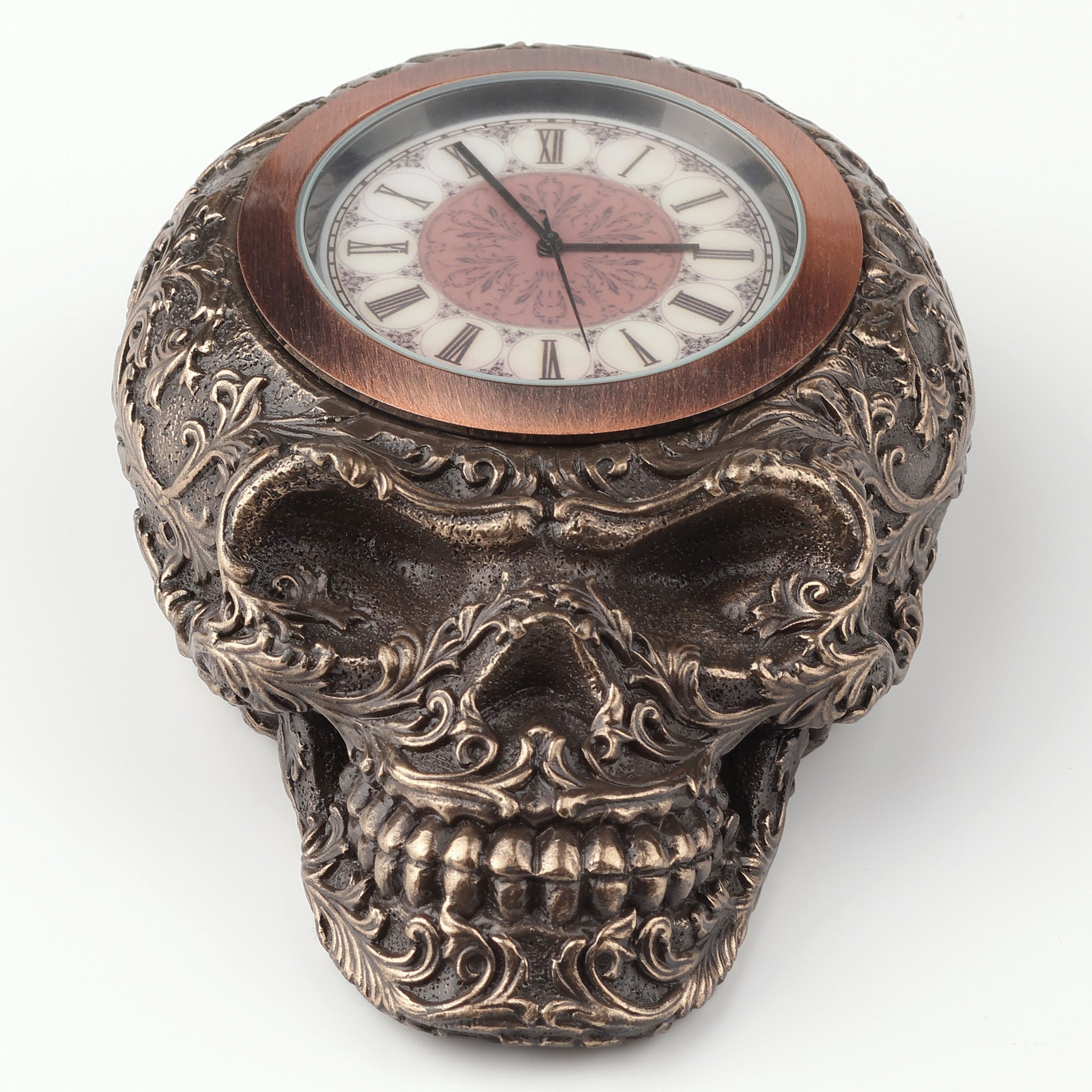 Decorative Flat Skull Clock