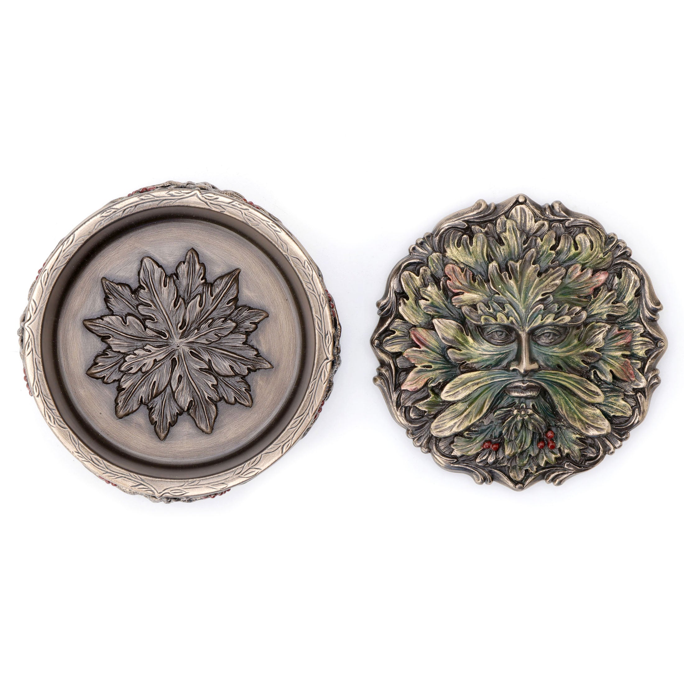 Green Man Berry Trinket Box